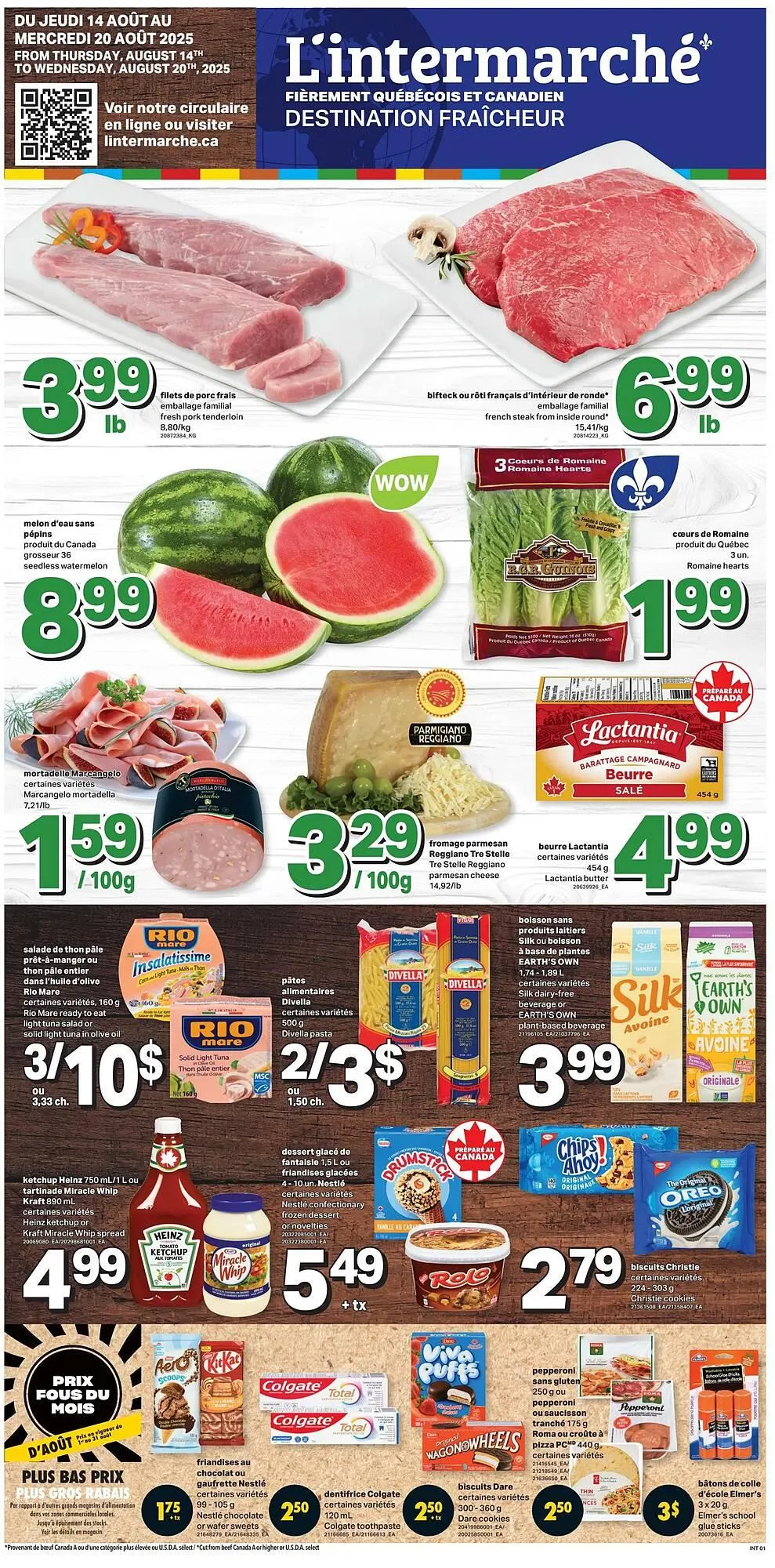 L'Intermarché flyer from August 14 to August 27 2025 - flyer page 1