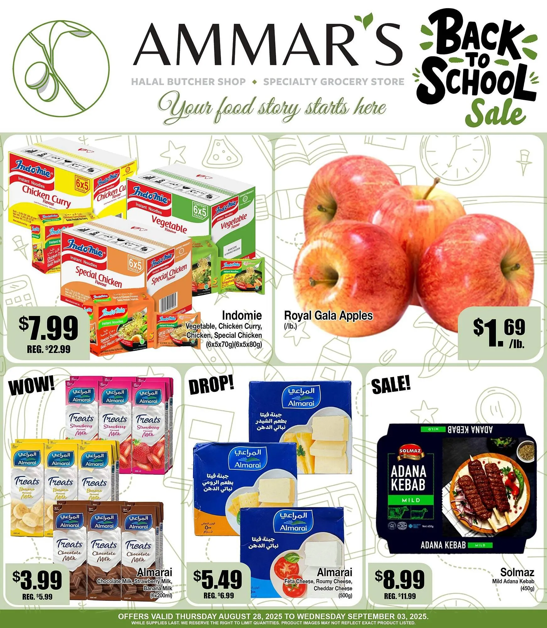 Ammar's Halal Meats flyer from August 28 to September 3 2025 - flyer page 1