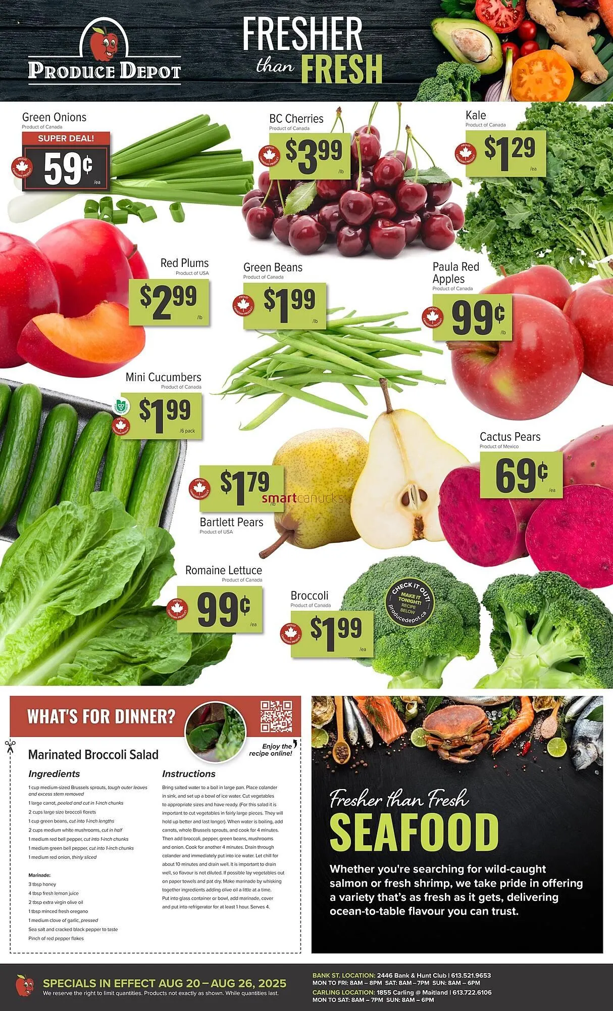 Produce Depot flyer from August 20 to August 26 2025 - flyer page 1