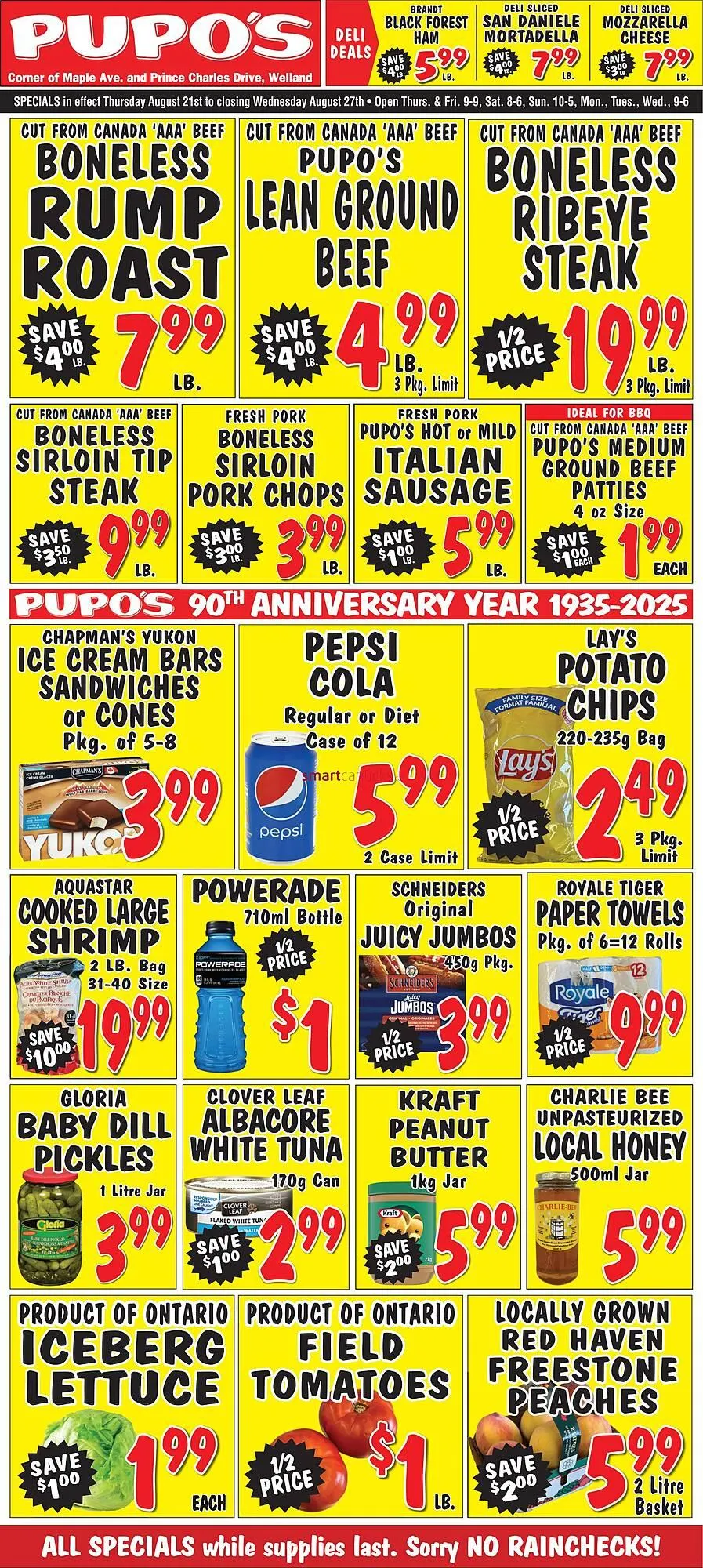 Pupo's Food Market flyer from August 21 to August 27 2025 - flyer page 1
