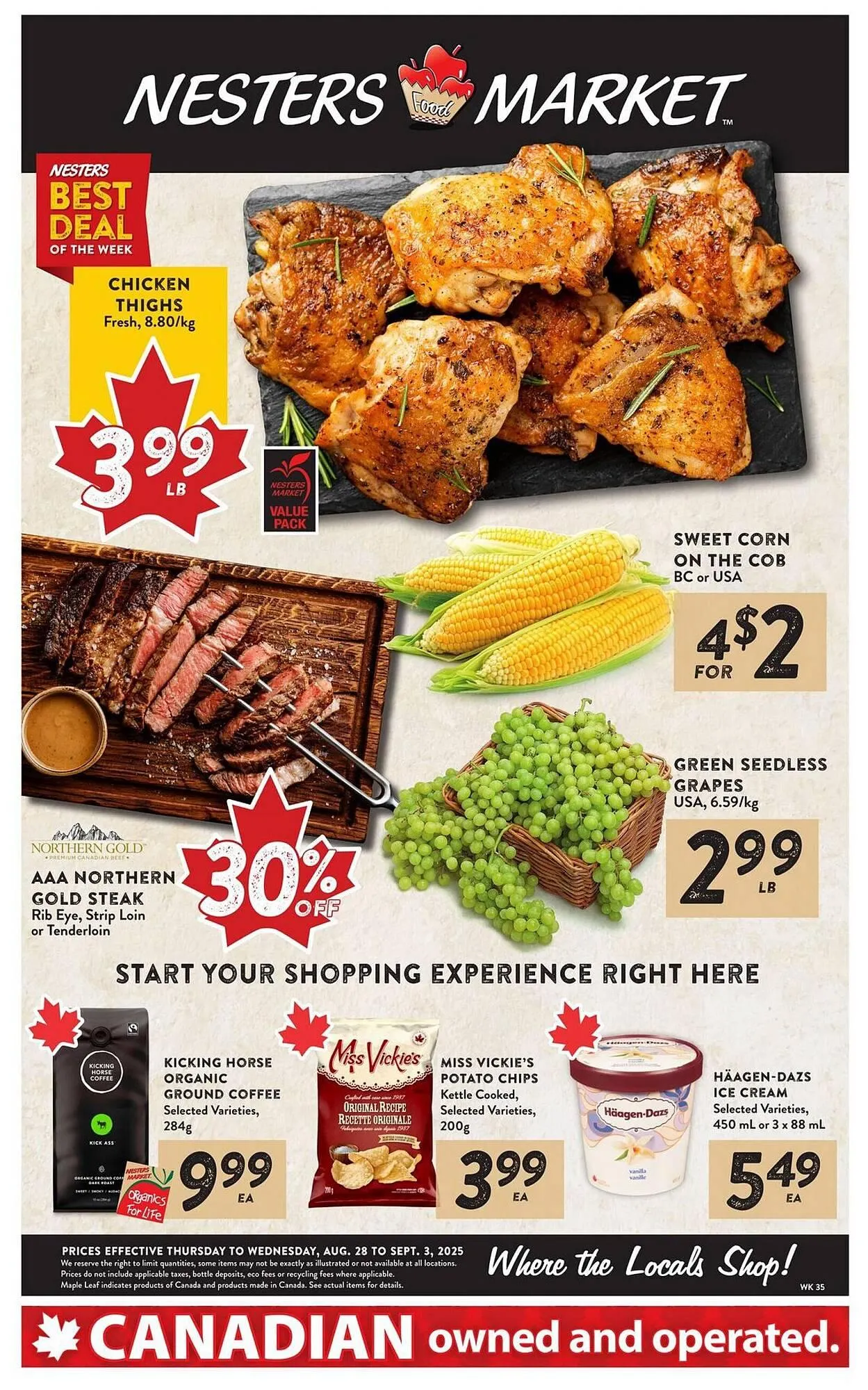 Nesters Market flyer from August 28 to September 3 2025 - flyer page 1