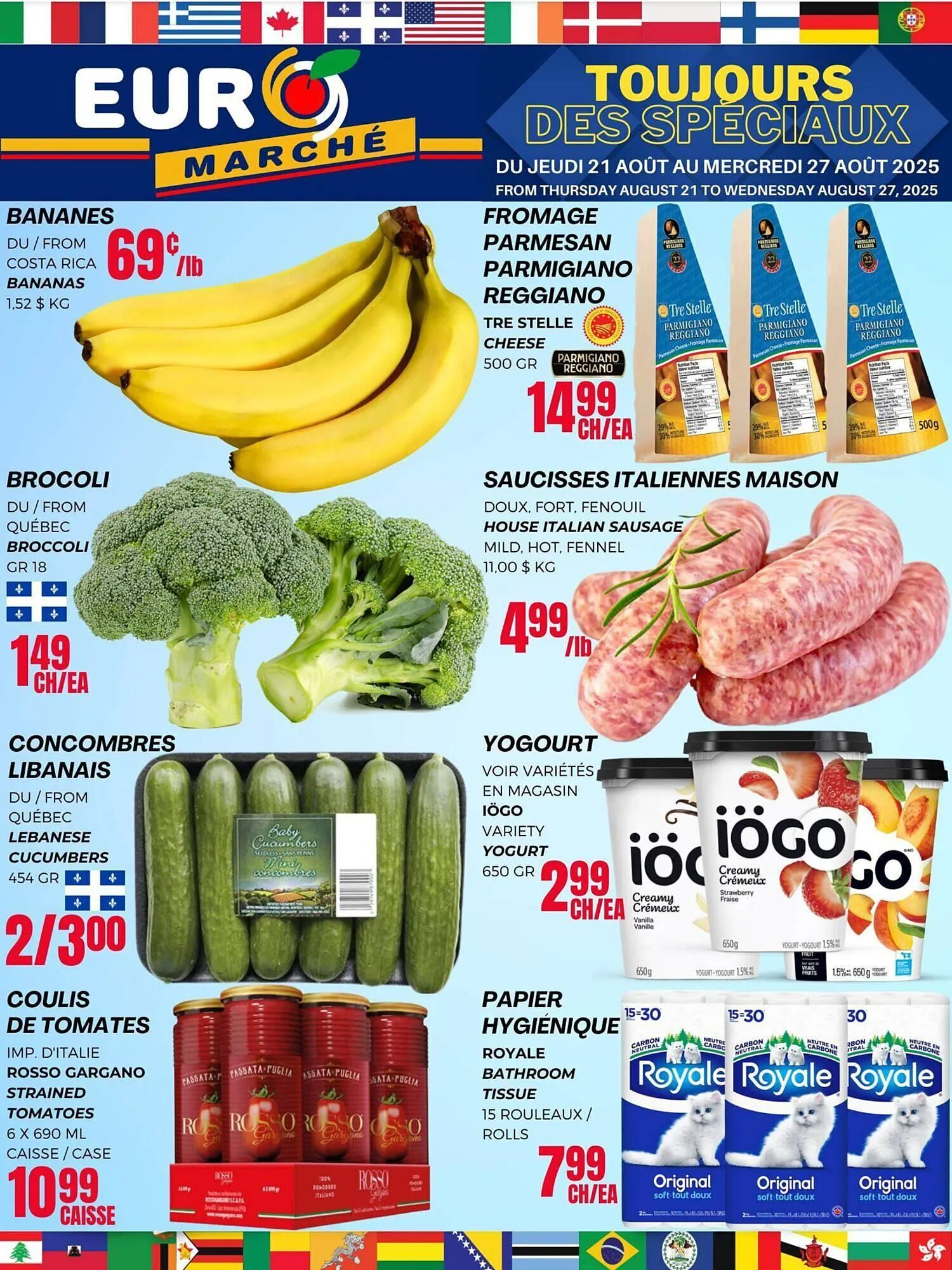 Euromarché flyer from August 21 to August 28 2025 - flyer page 1