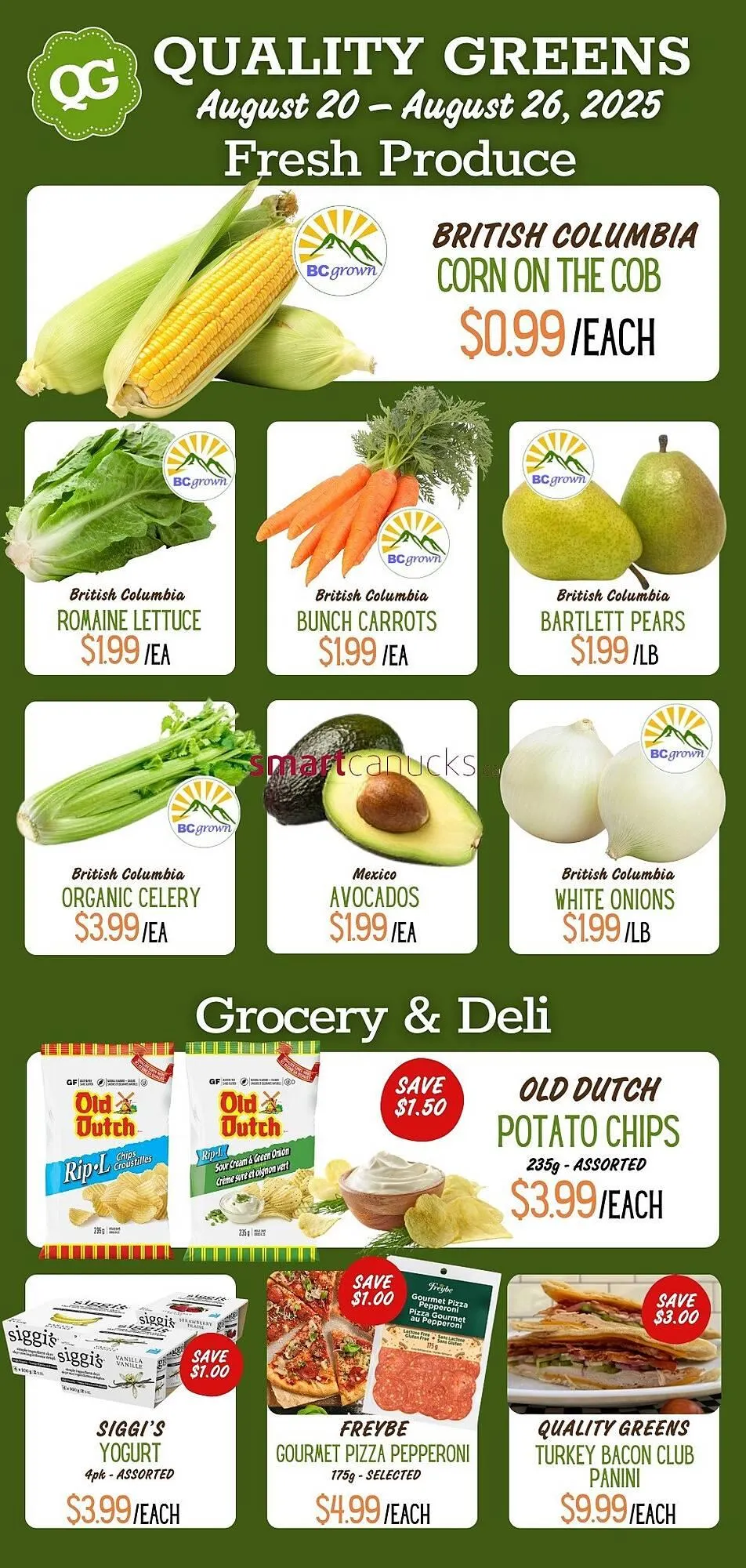 Quality Greens flyer from August 20 to August 26 2025 - flyer page 1