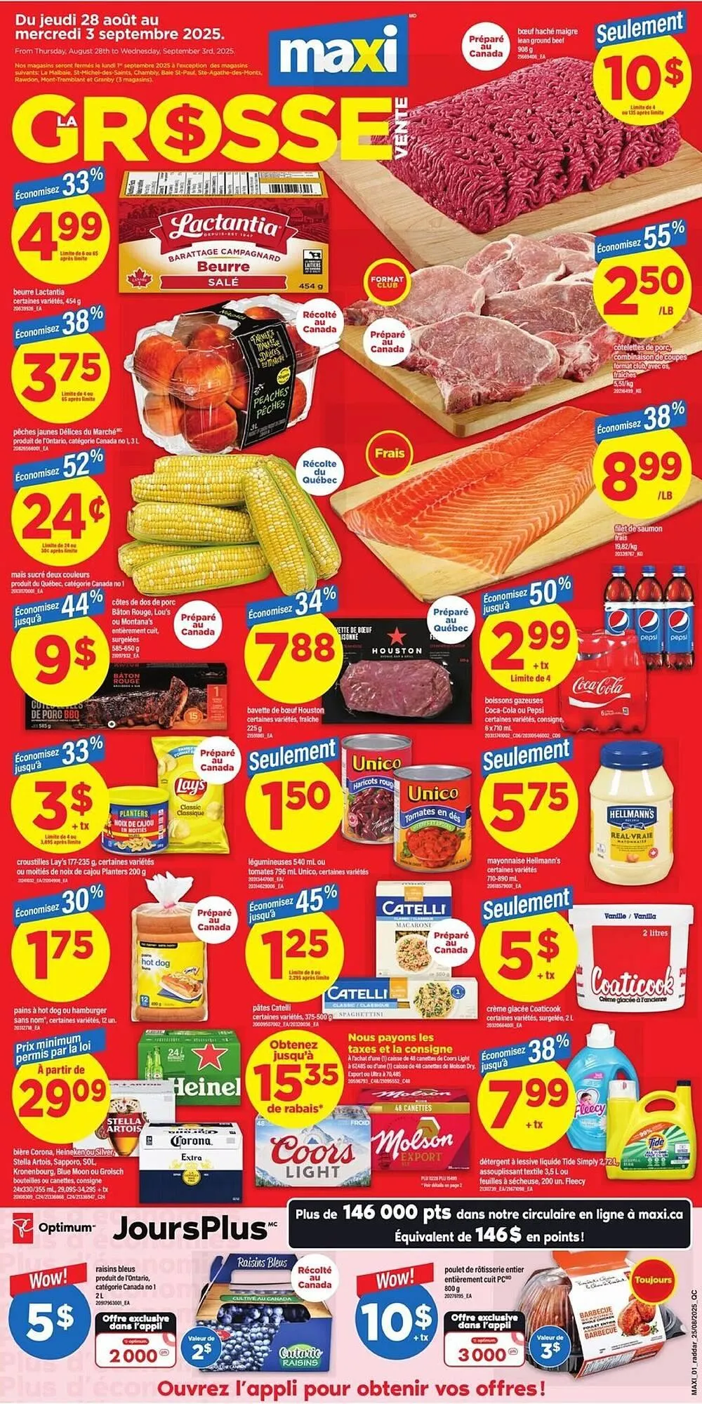 Maxi flyer from August 28 to September 4 2025 - flyer page 1