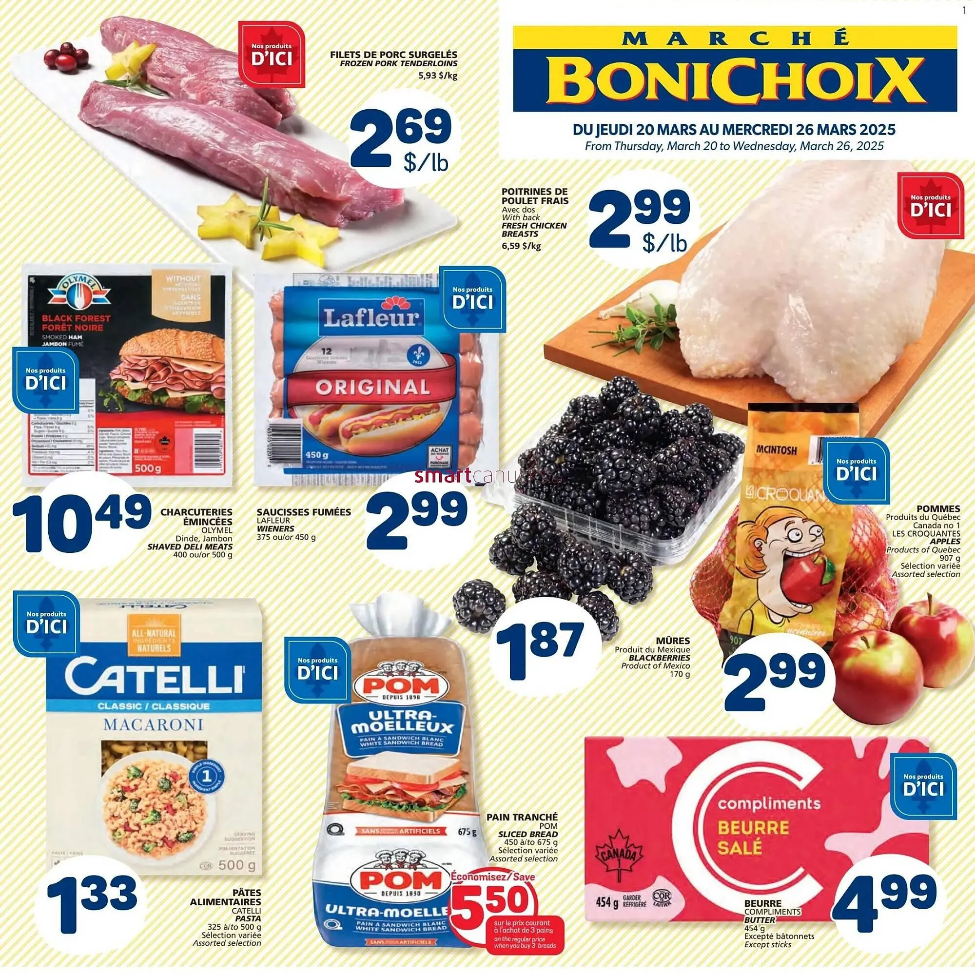 Marché Bonichoix flyer - 1