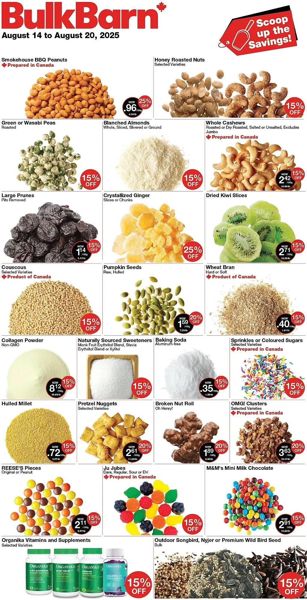 Bulk Barn flyer from August 14 to September 24 2025 - flyer page 1