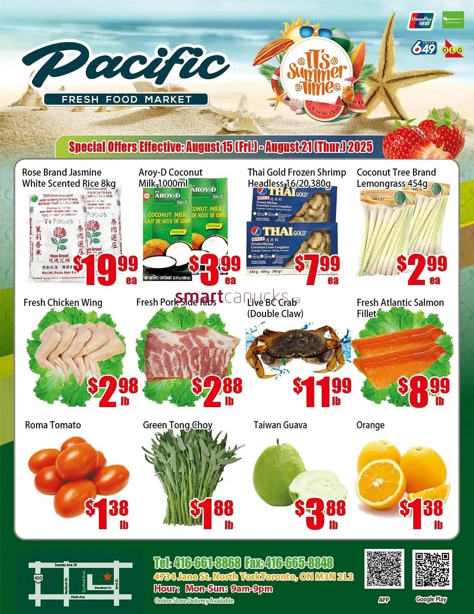 New Pacific Supermarket flyer from August 15 to August 21 2025 - flyer page 1