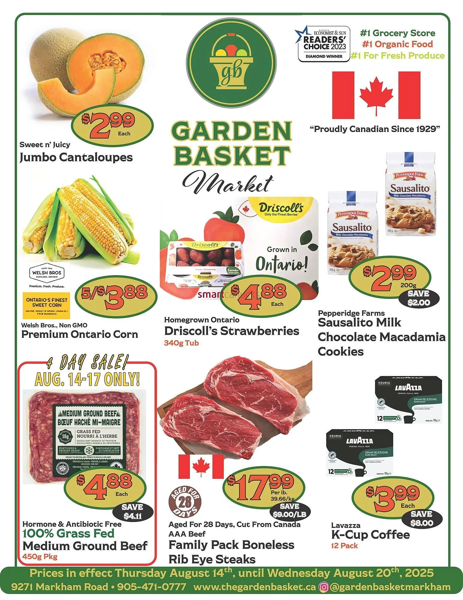 The Garden Basket flyer from August 14 to August 20 2025 - flyer page 1