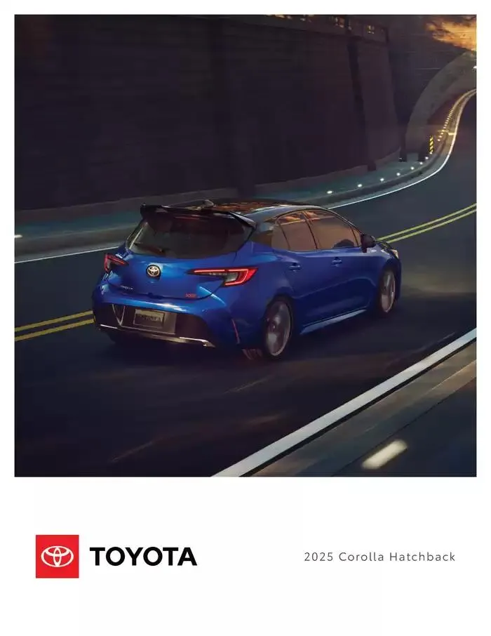 Toyota Corolla Hatchback from February 11 to February 11 2026 - flyer page 1