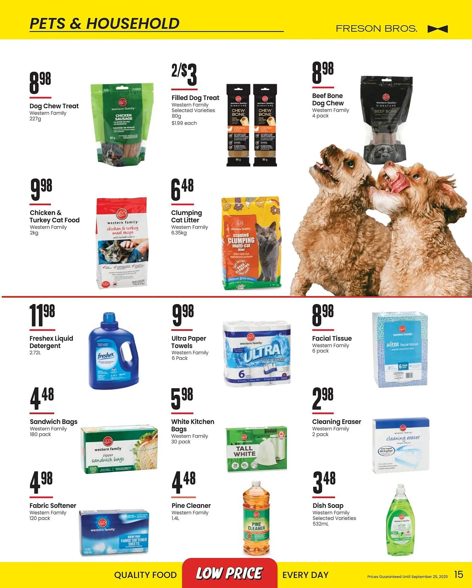 Freson Bros flyer from August 29 to September 25 2025 - flyer page 15