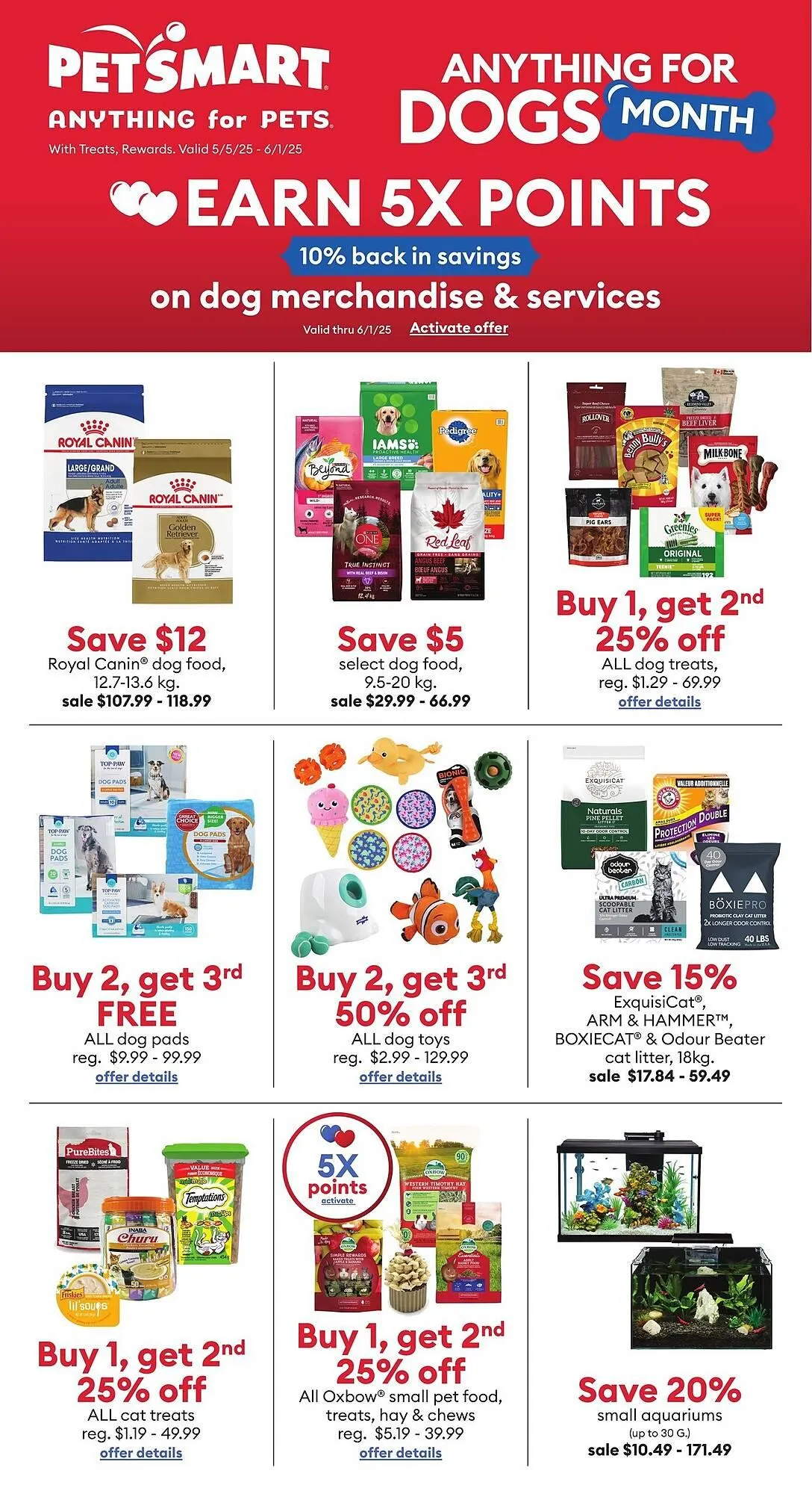 Petsmart flyer from May 5 to June 1 2025 - flyer page 1