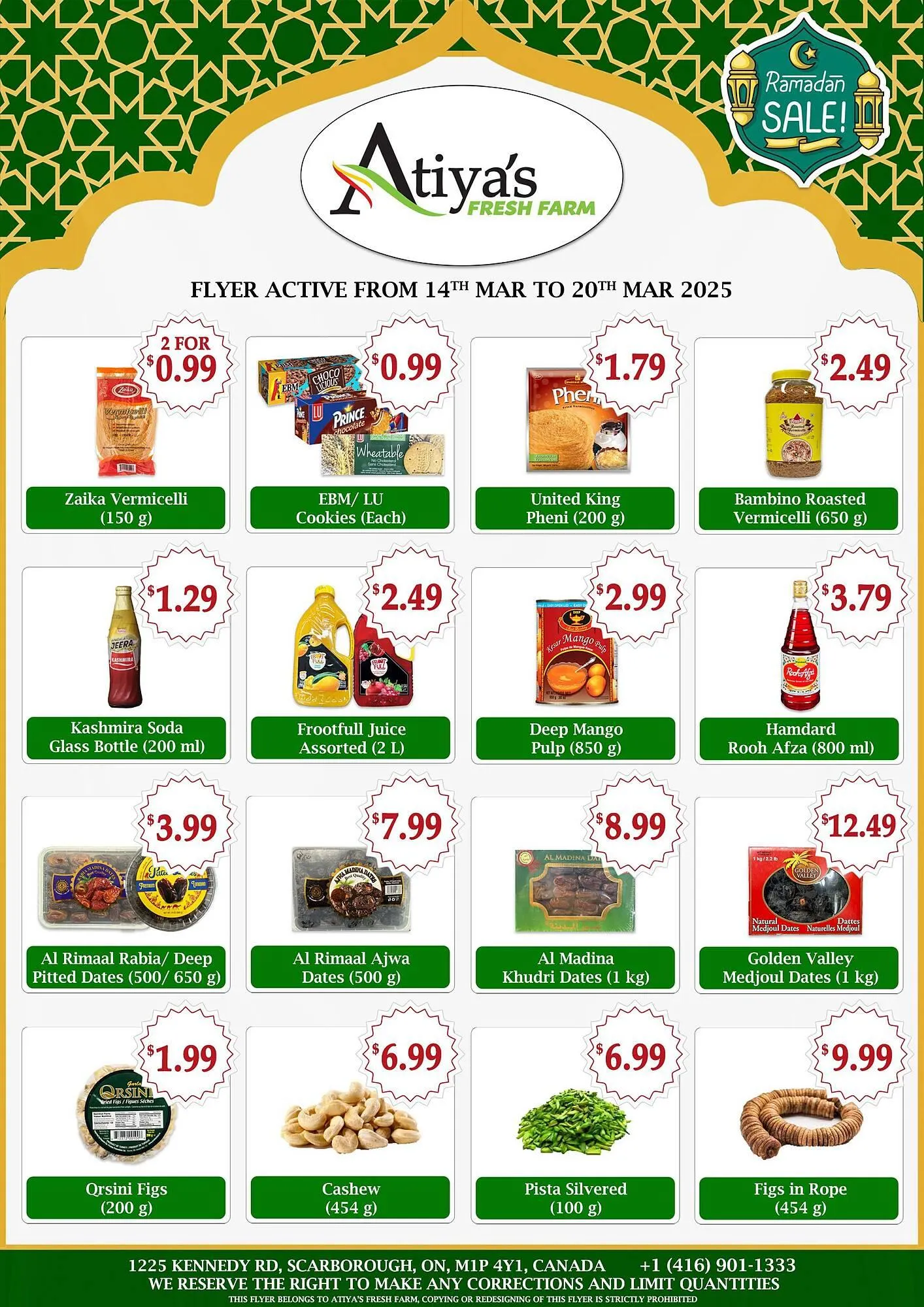 Atiyas Fresh Farm flyer - 1