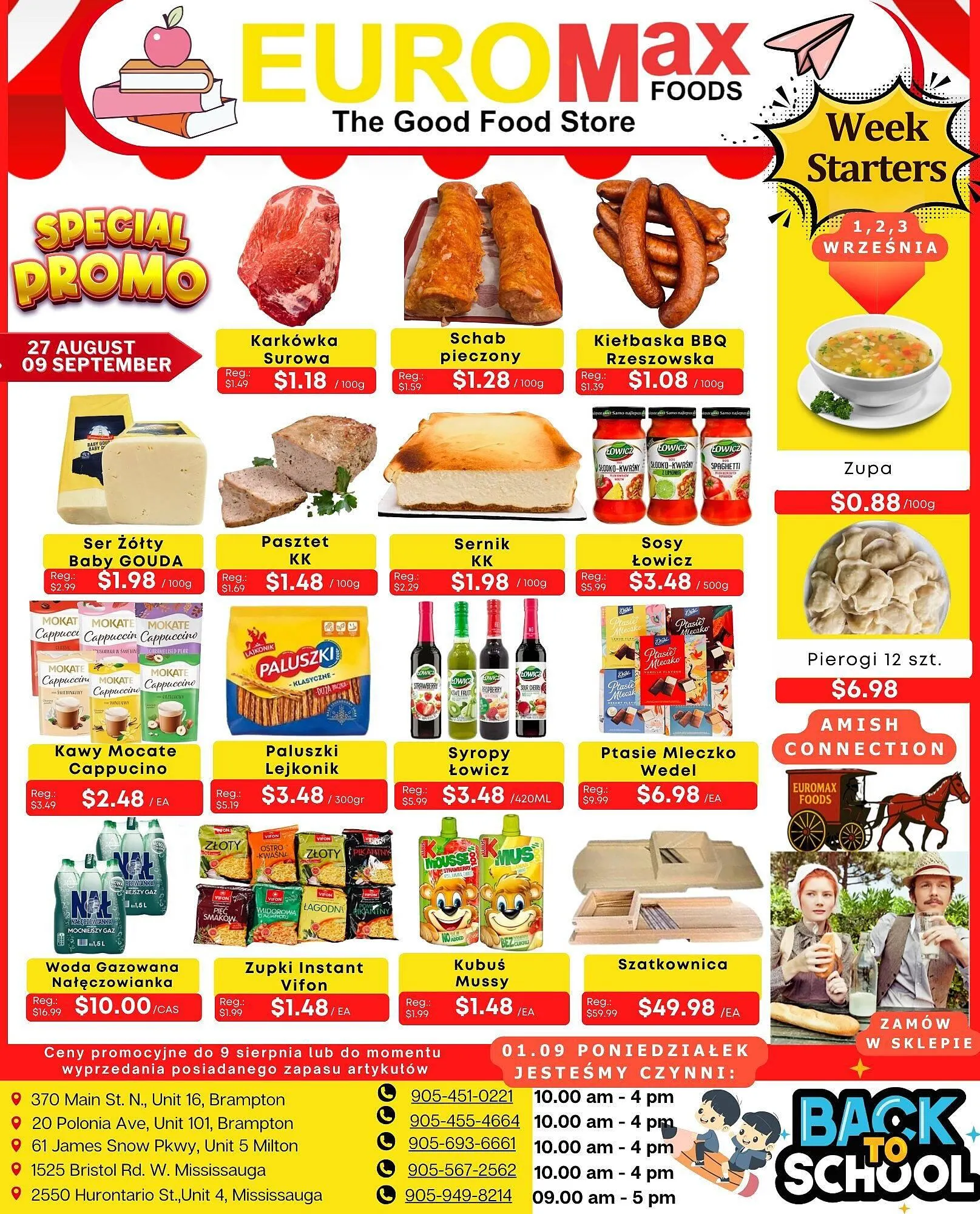 EuroMax Foods flyer from August 28 to September 3 2025 - flyer page 1
