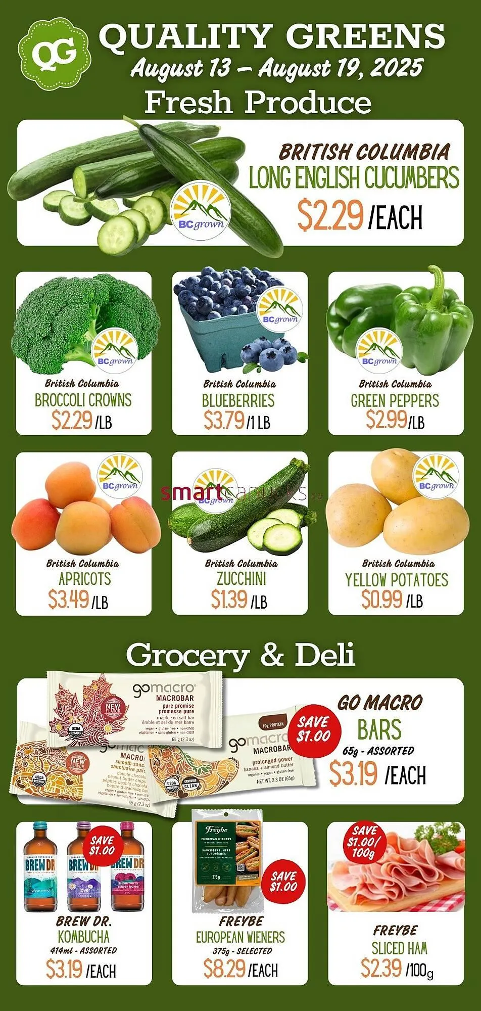 Quality Greens flyer from August 13 to August 19 2025 - flyer page 1