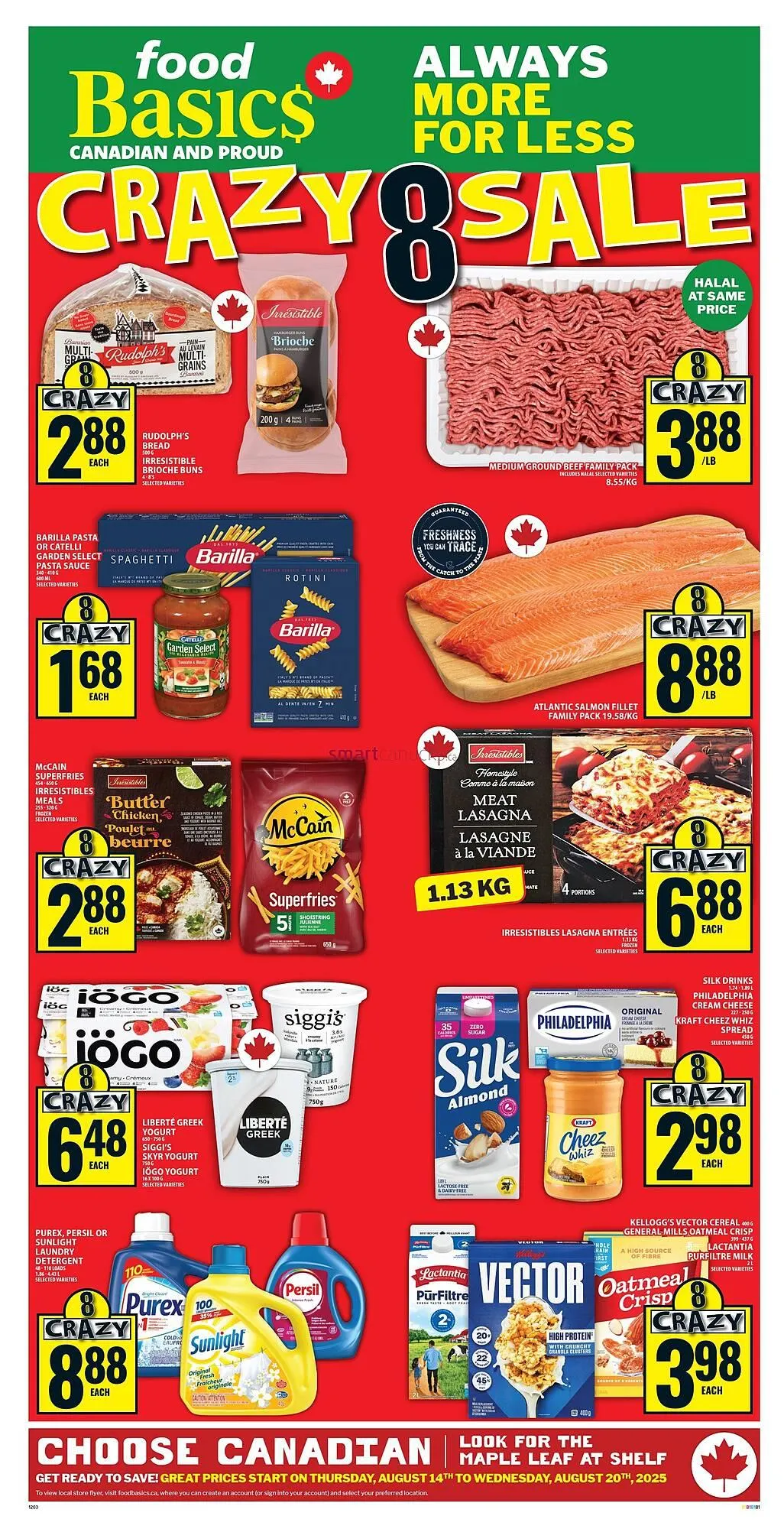Food Basics flyer from August 14 to August 20 2025 - flyer page 1