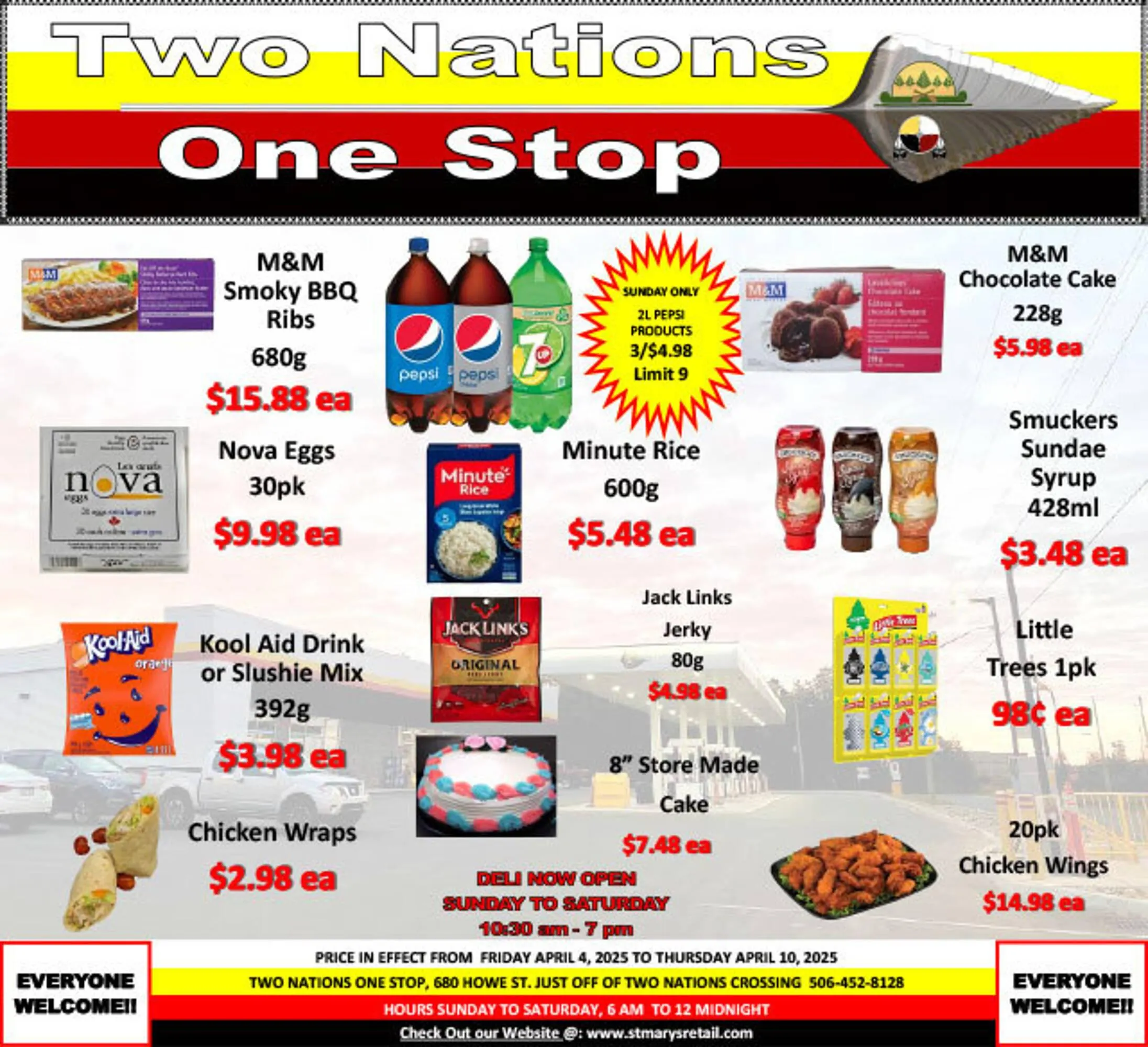 Two Nations One Stop flyer - 1