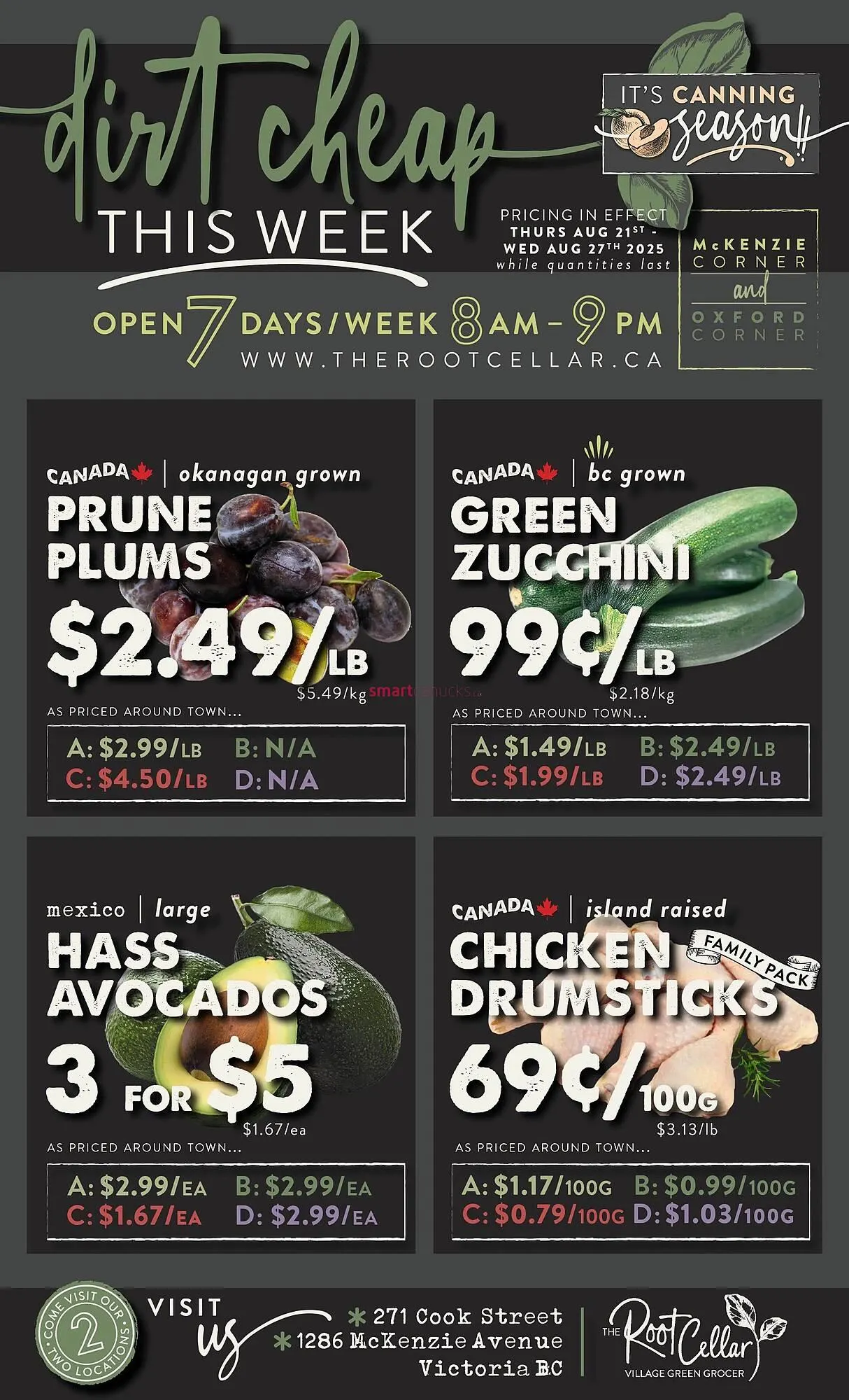 The Root Cellar flyer from August 21 to August 27 2025 - flyer page 1
