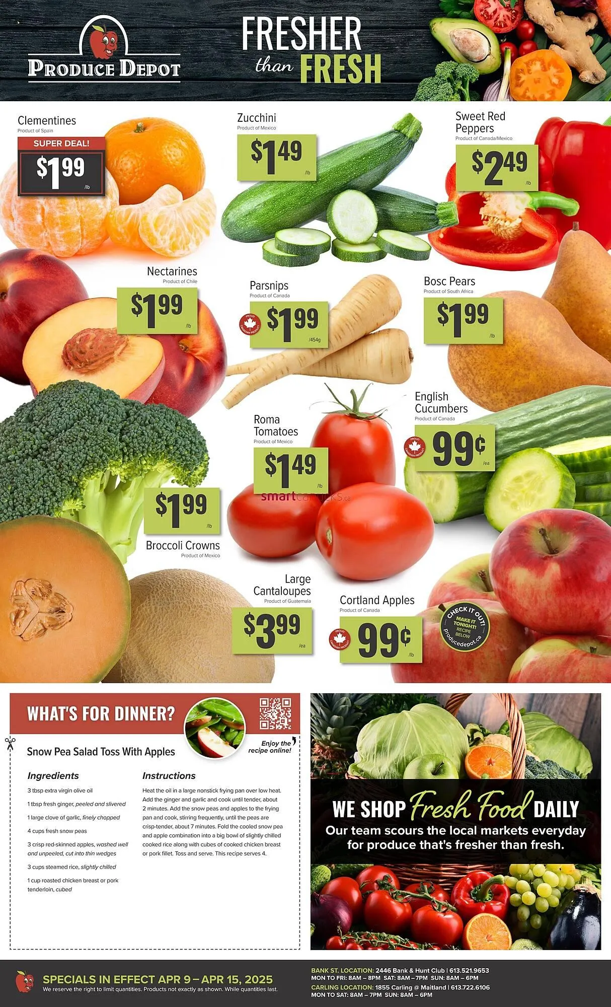 Produce Depot flyer - 1