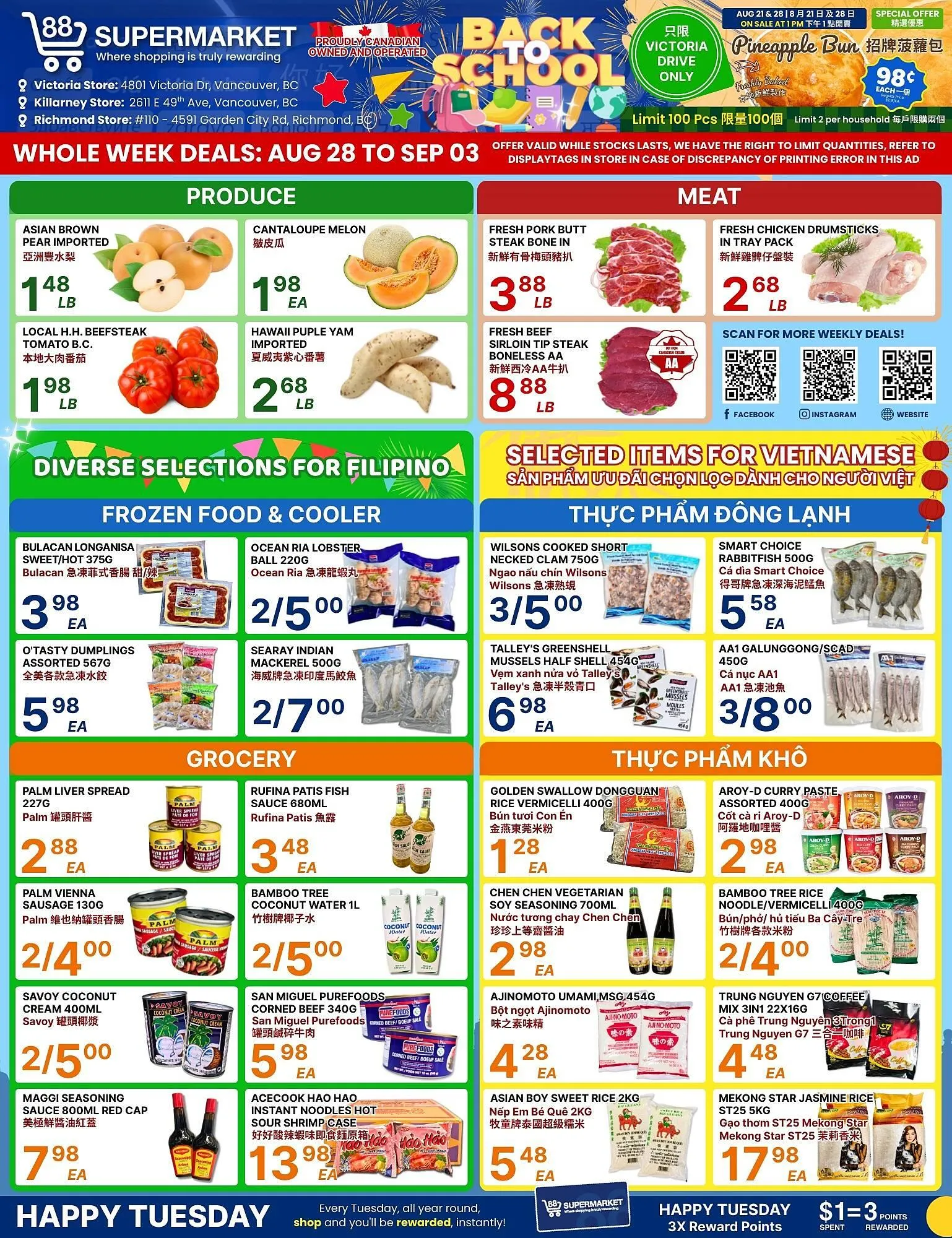 88 Supermarket flyer from August 28 to September 3 2025 - flyer page 1