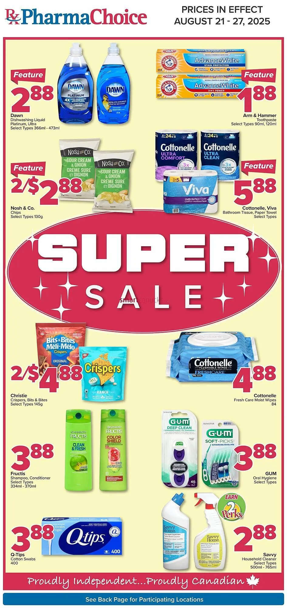 PharmaChoice flyer from August 21 to August 27 2025 - flyer page 1