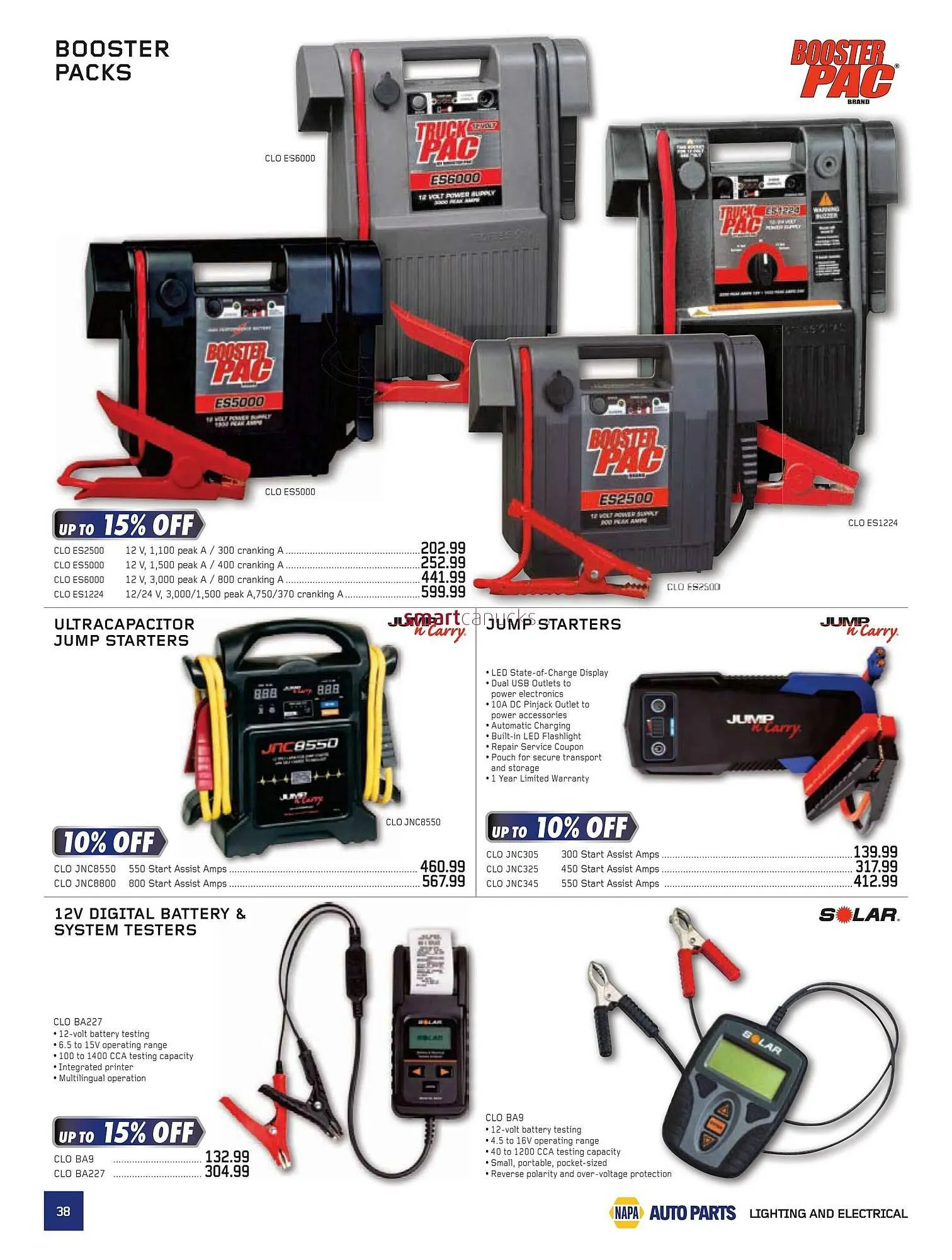 NAPA Auto Parts flyer from May 1 to May 31 2025 - flyer page 38