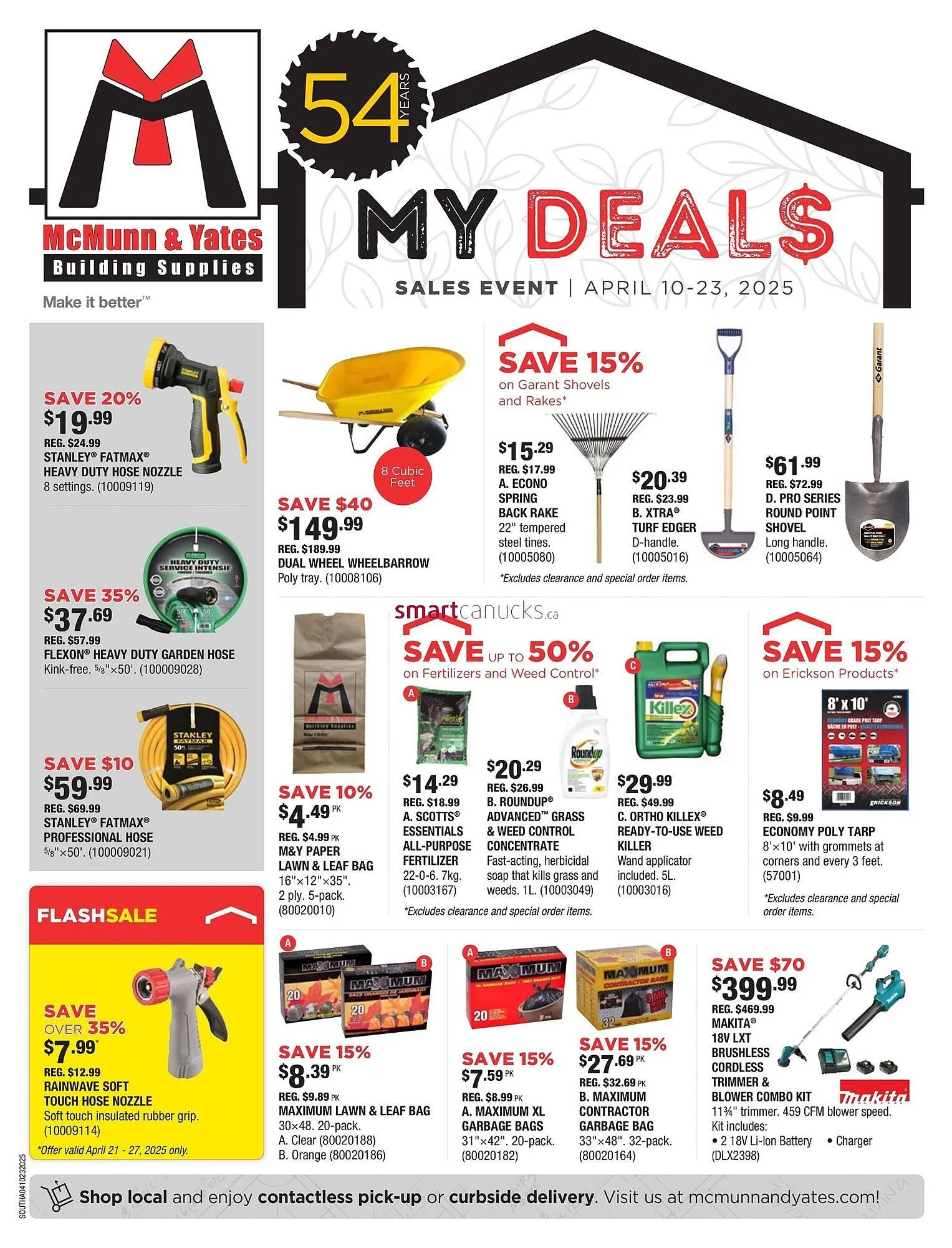 McMunn & Yates Building Supplies flyer - 1