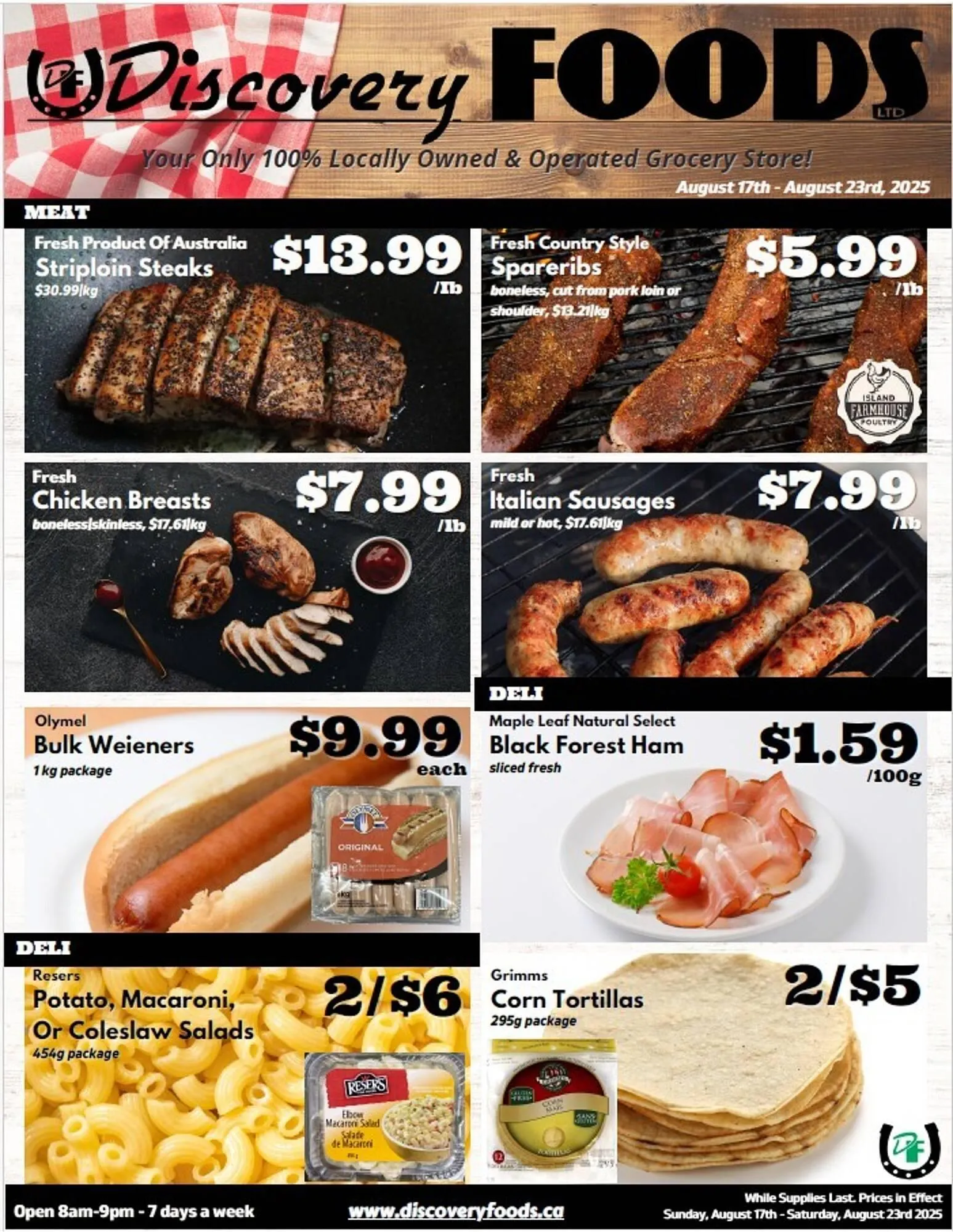 Discovery Foods flyer from August 17 to August 30 2025 - flyer page 1