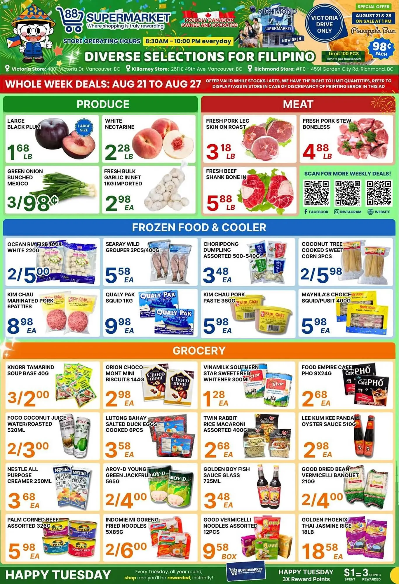 88 Supermarket flyer from August 21 to August 27 2025 - flyer page 1