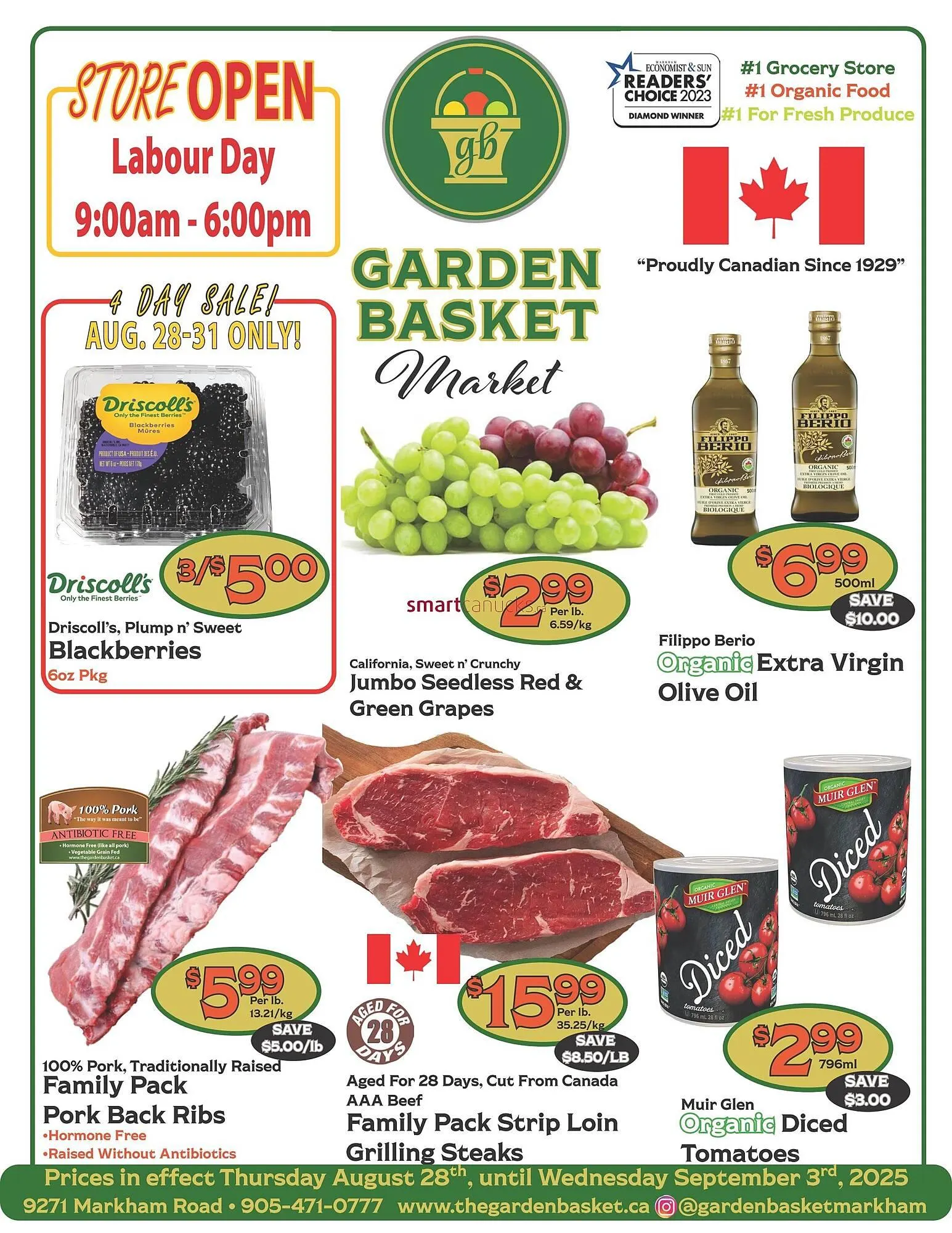 The Garden Basket flyer from August 28 to September 3 2025 - flyer page 1