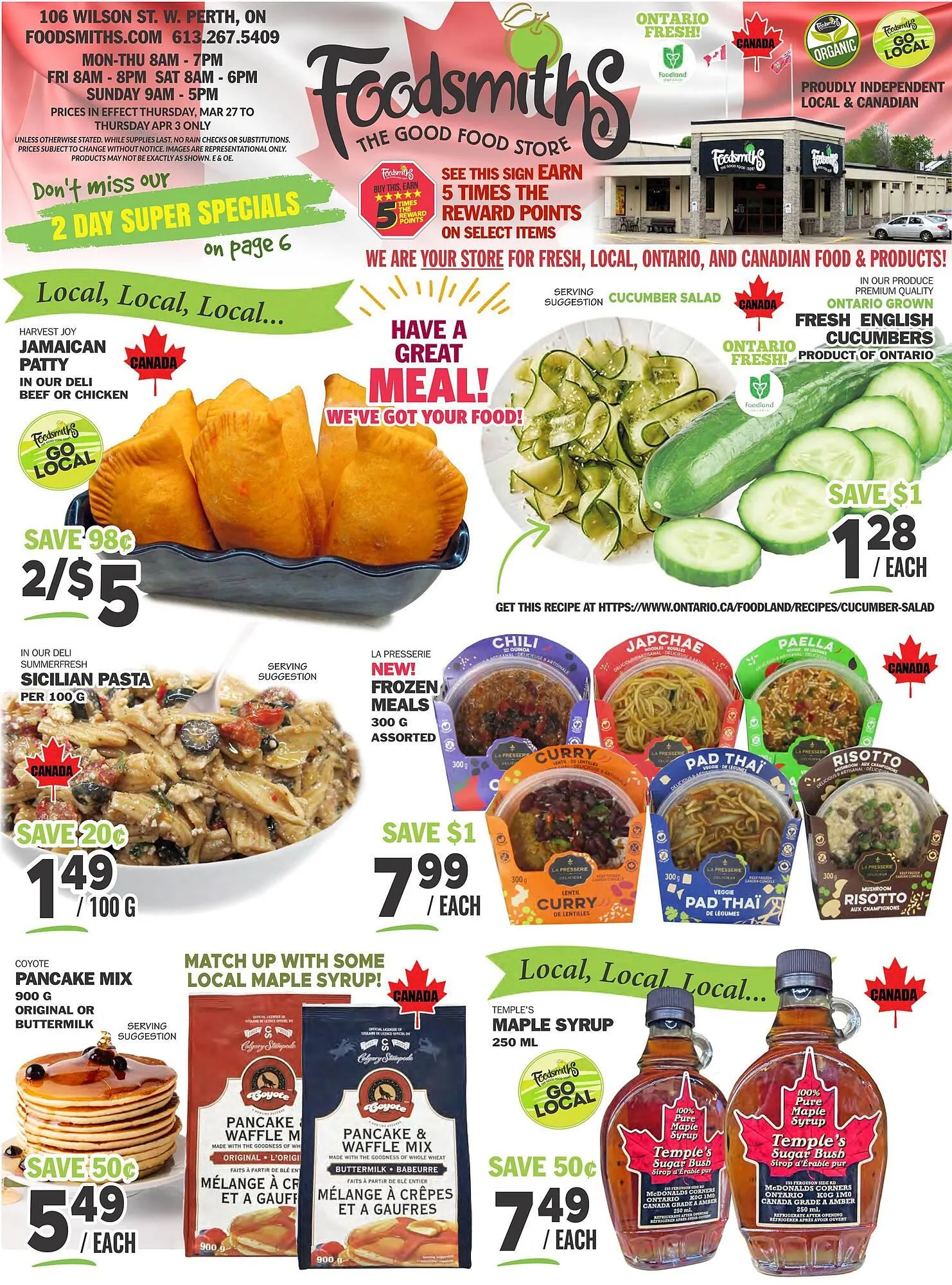 Foodsmiths flyer - 1
