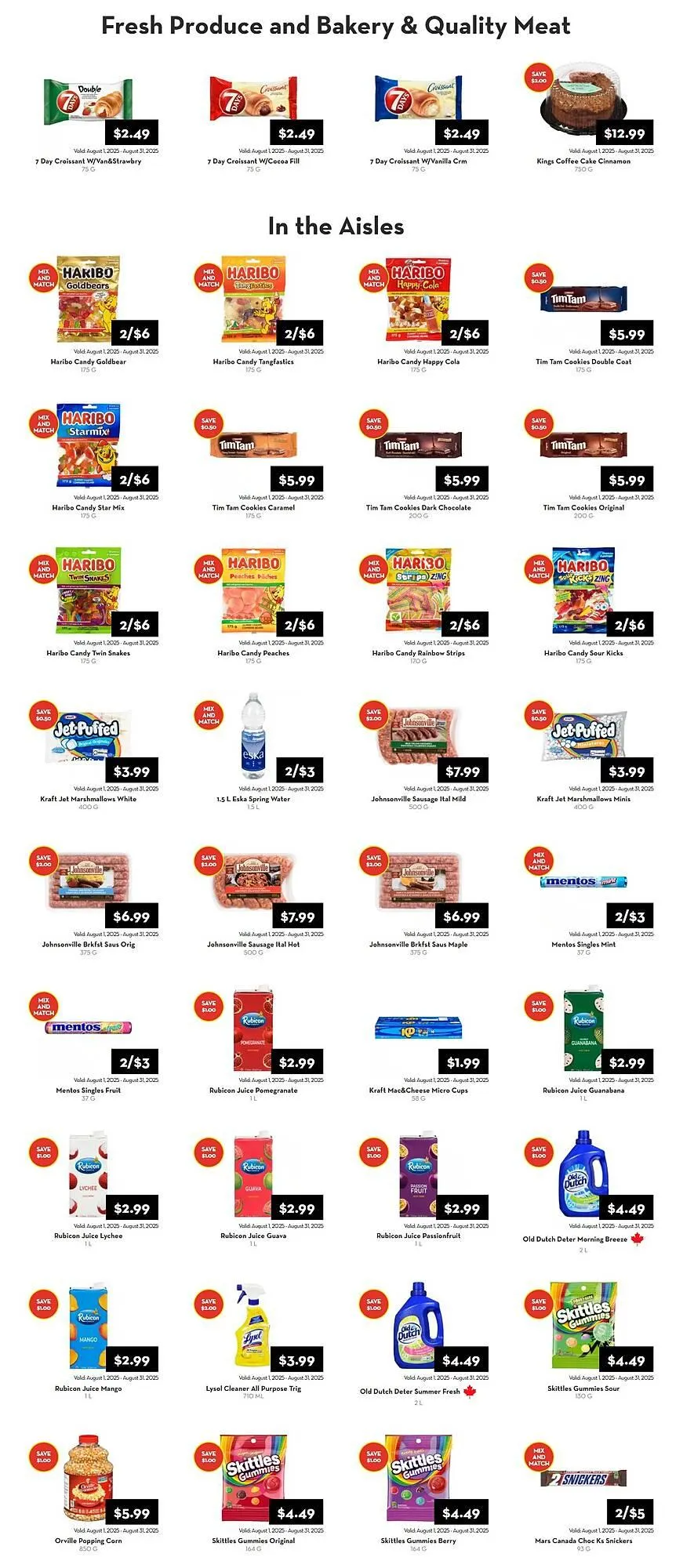 Rabba flyer from August 1 to August 16 2025 - flyer page 1