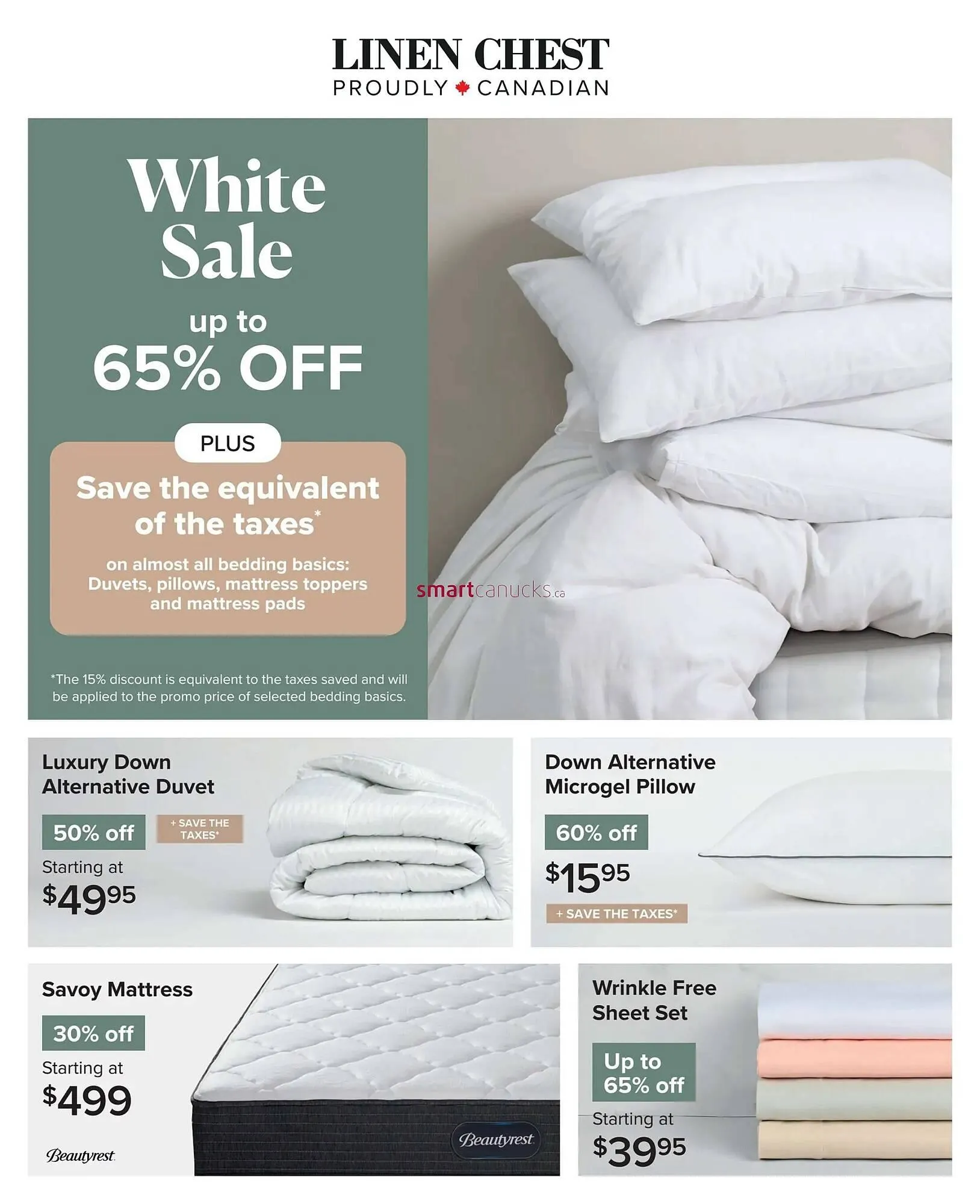 Linen Chest flyer from July 23 to August 24 2025 - flyer page 1
