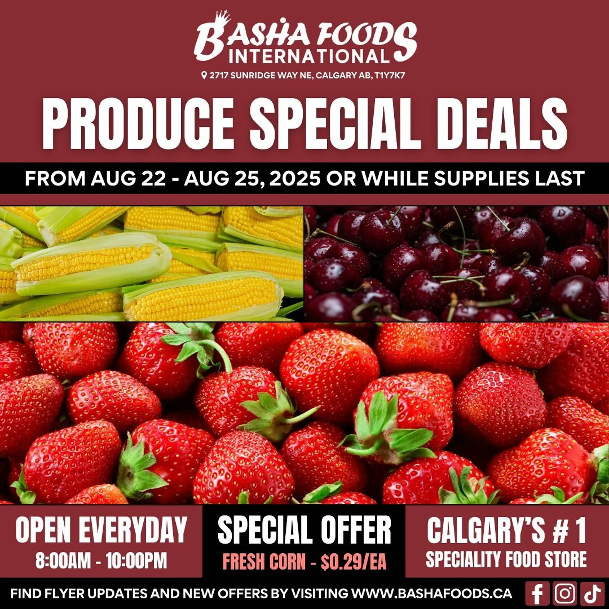 Basha Foods flyer from August 22 to August 28 2025 - flyer page 1