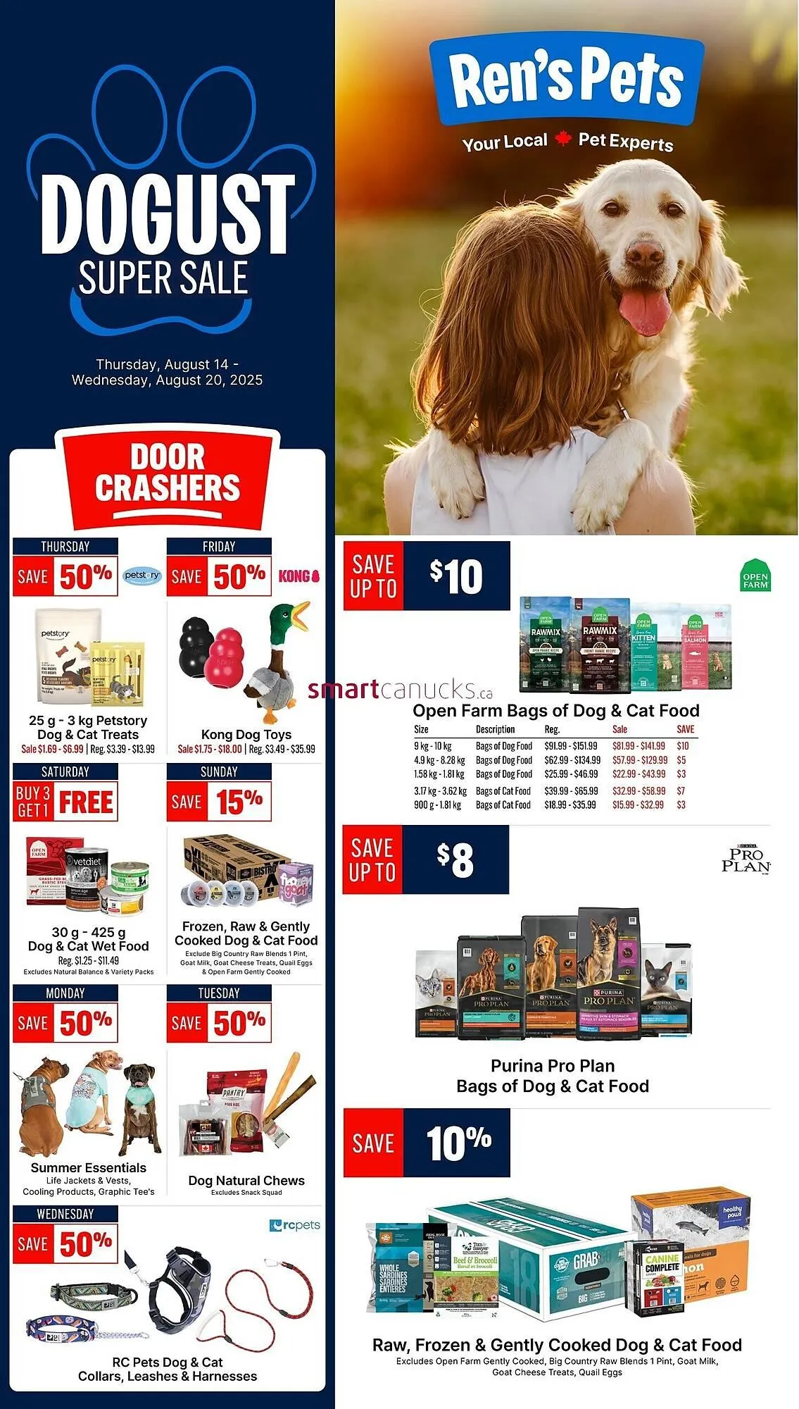 Ren’s Pets Depot flyer from August 7 to September 3 2025 - flyer page 1