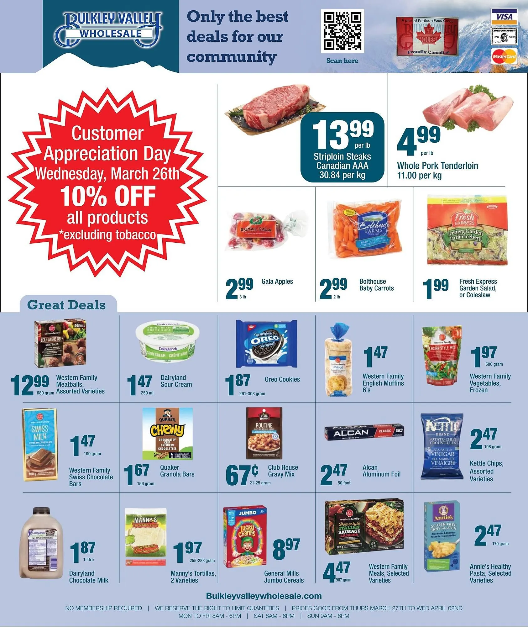 Bulkley Valley Wholesale flyer - 1