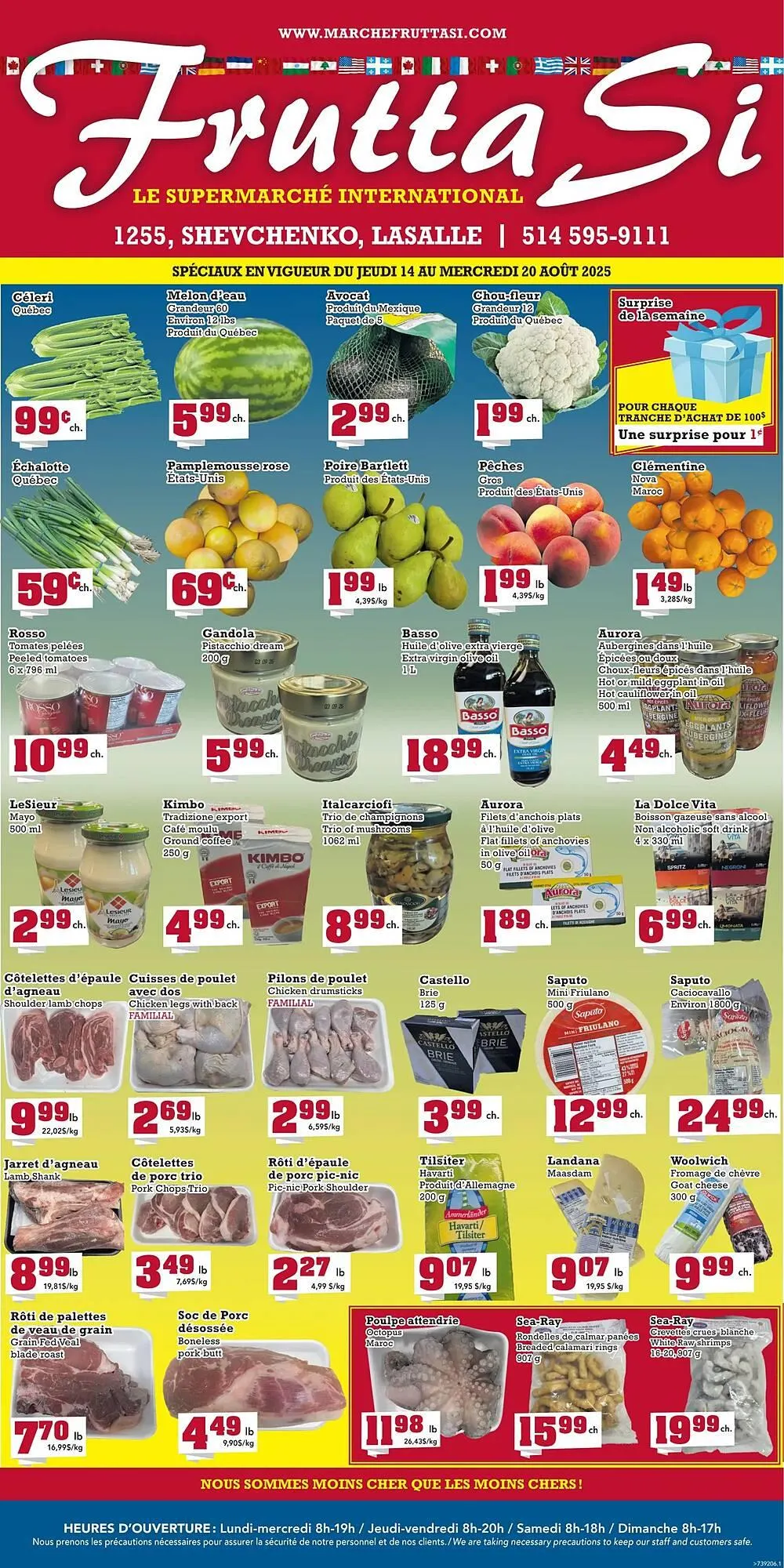 Frutta Si flyer from August 14 to August 20 2025 - flyer page 1