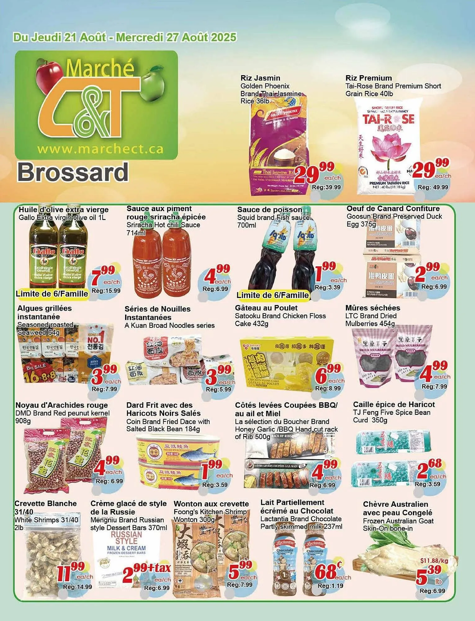 Marche C&T flyer from August 21 to August 28 2025 - flyer page 1