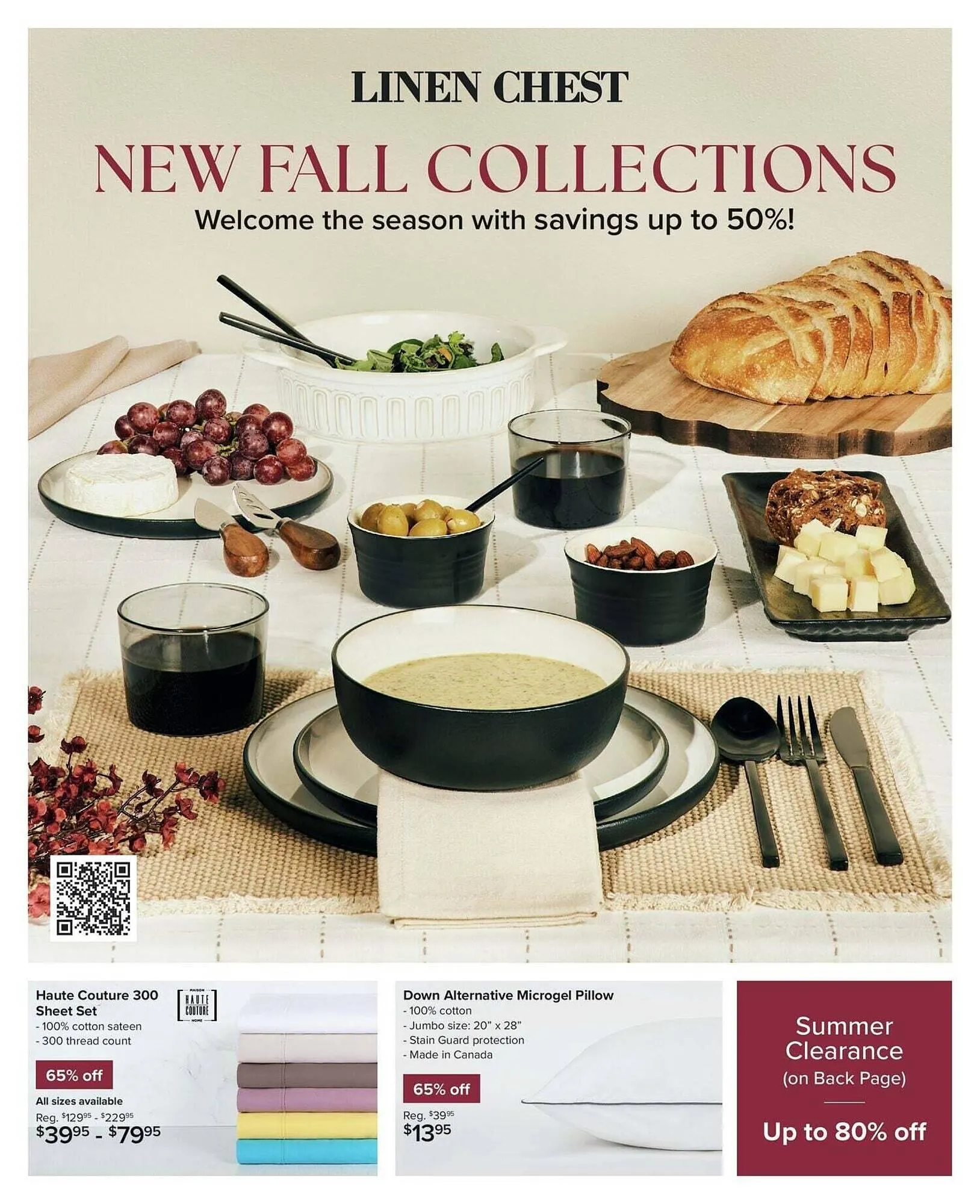 Linen Chest flyer from August 28 to September 4 2025 - flyer page 1
