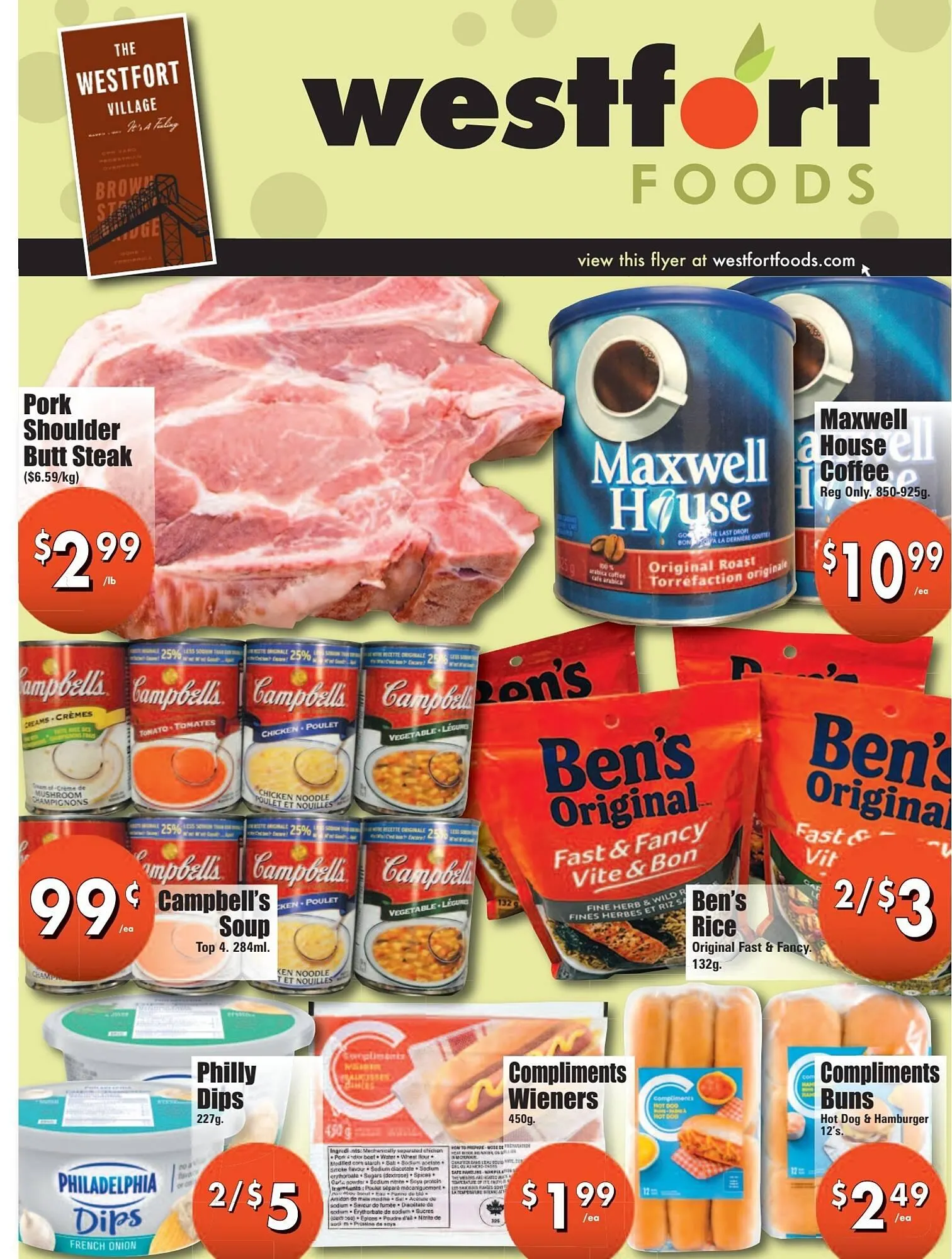Westfort Foods flyer - 1