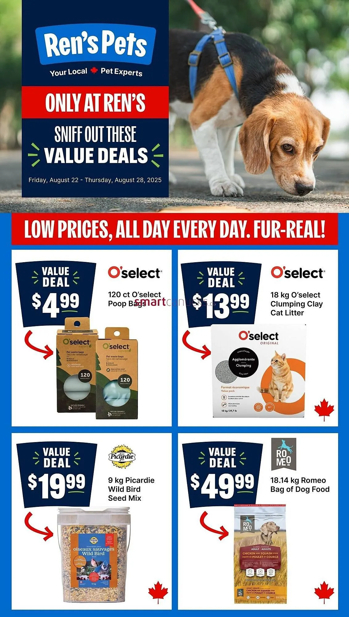Ren’s Pets Depot flyer from August 21 to August 27 2025 - flyer page 1