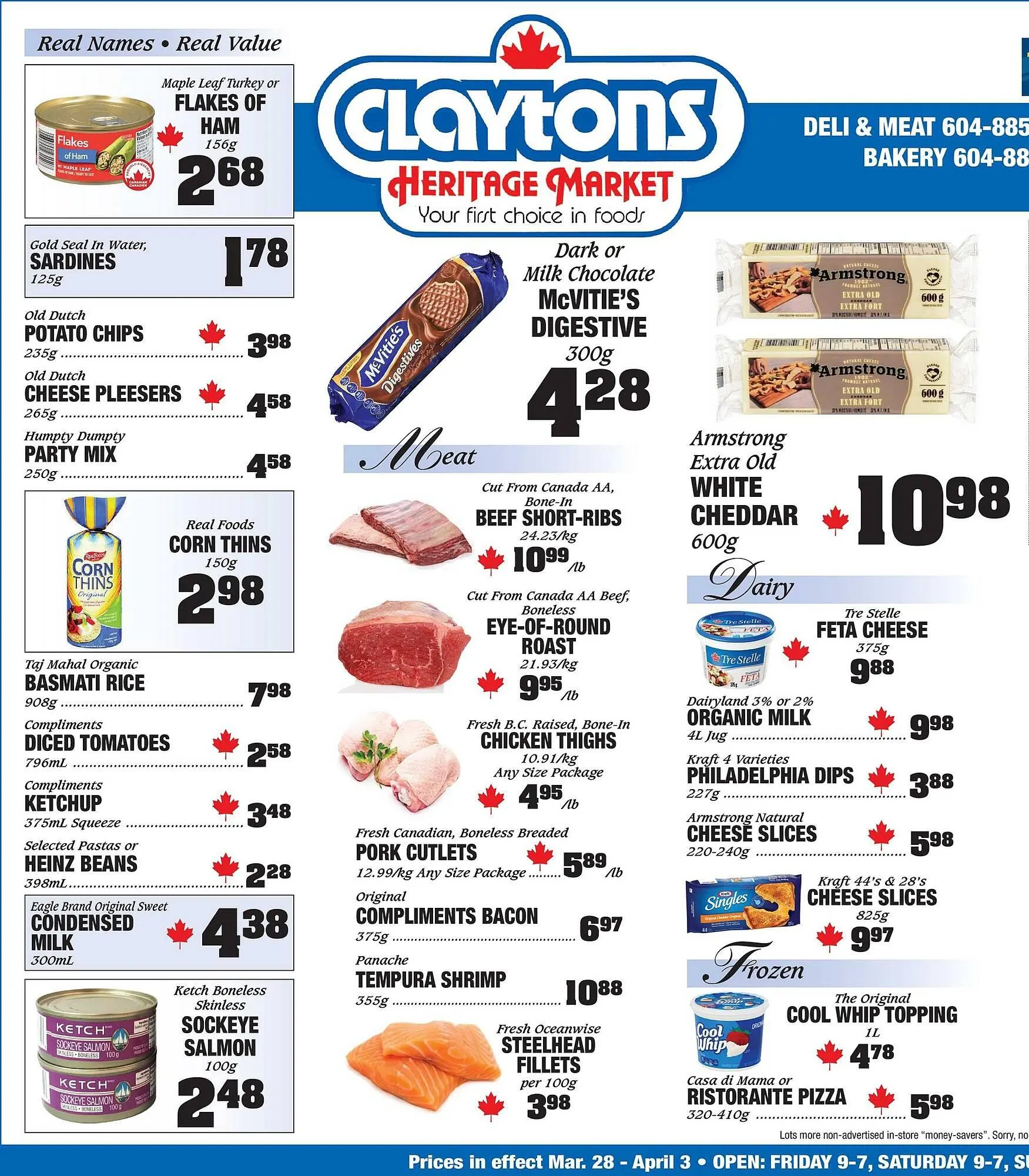 Claytons Heritage Market flyer - 1