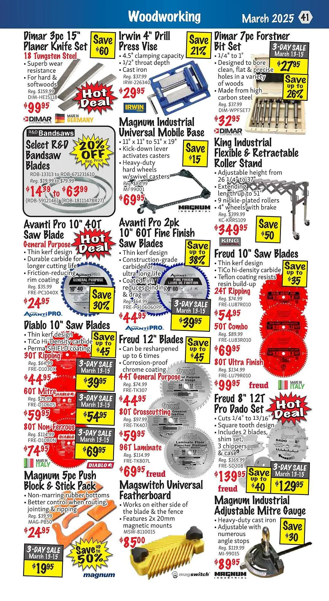 KMS Tools flyer from March 1 to March 31 2025 - flyer page 41