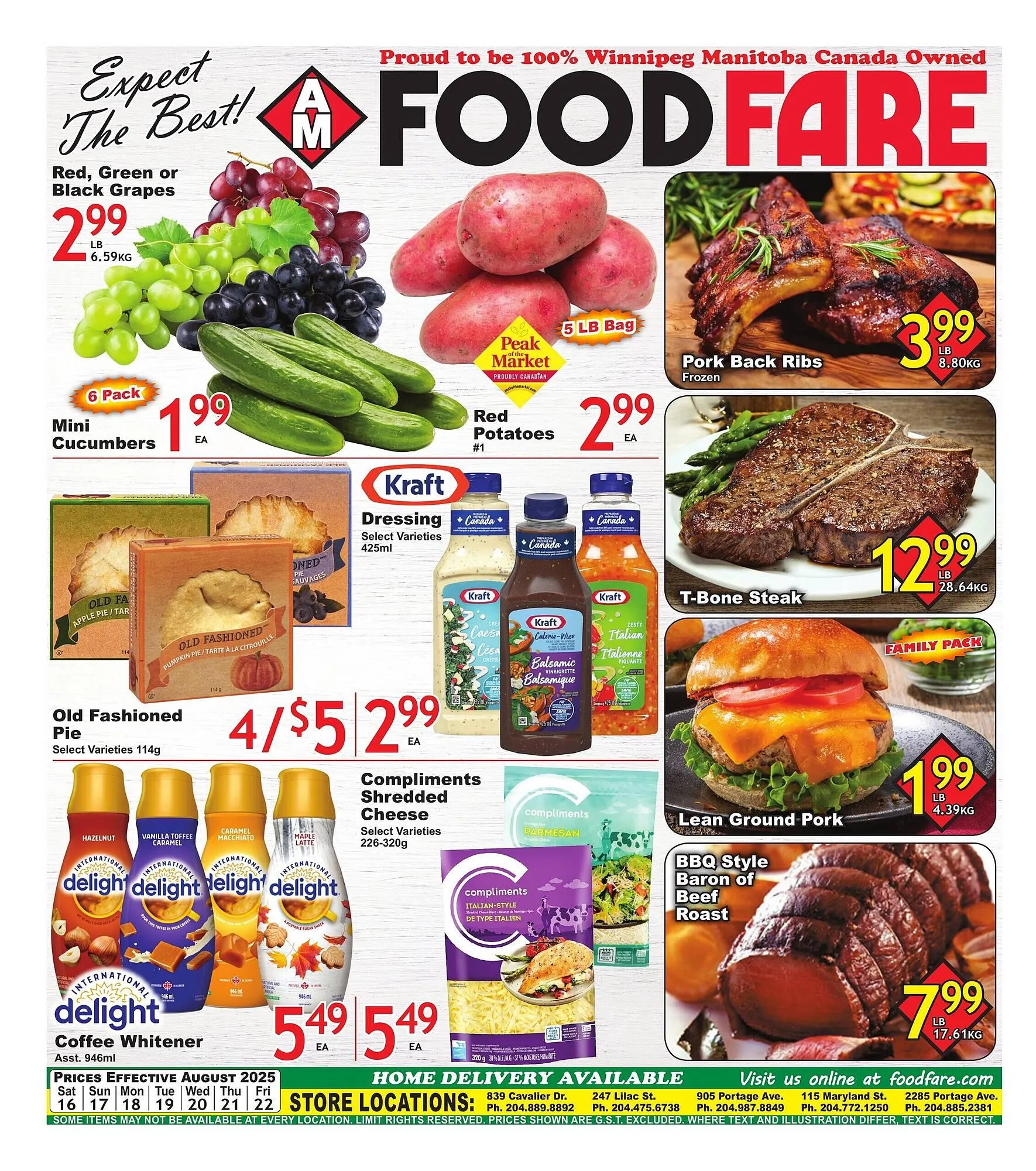 Food Fare flyer from August 15 to August 21 2025 - flyer page 1