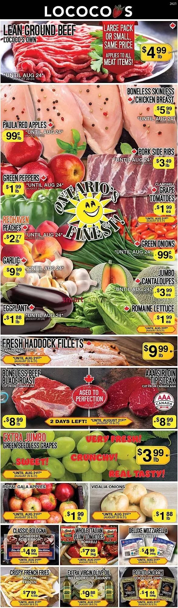 Lococo's flyer from August 20 to August 26 2025 - flyer page 1