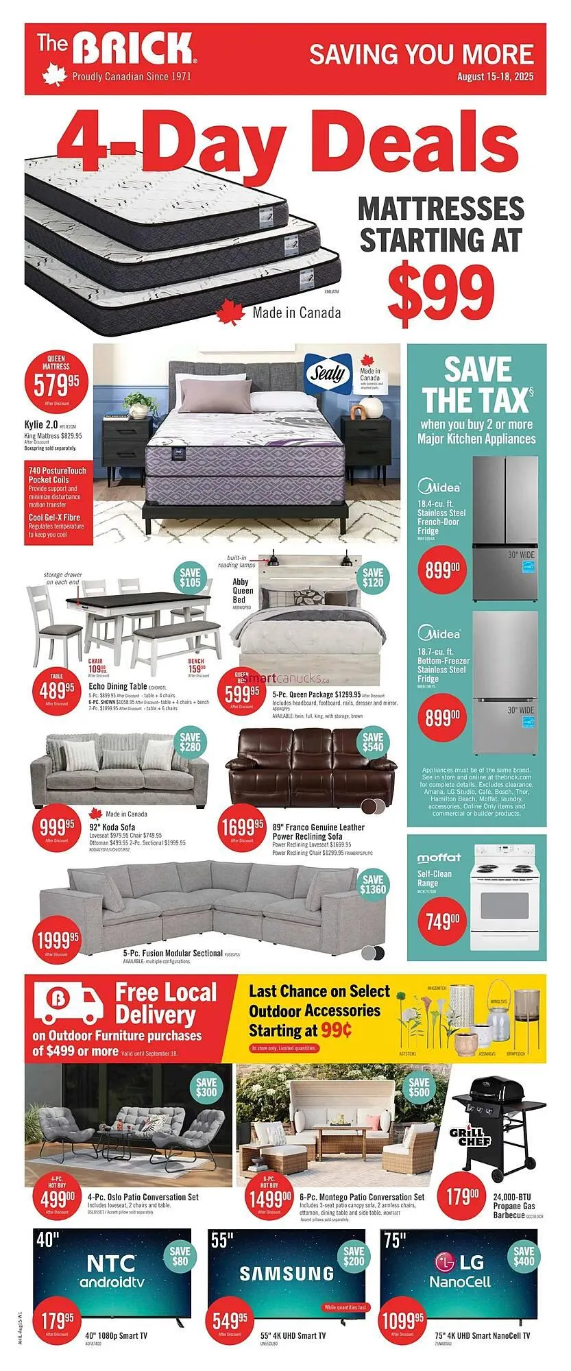 The Brick flyer from August 15 to August 21 2025 - flyer page 1