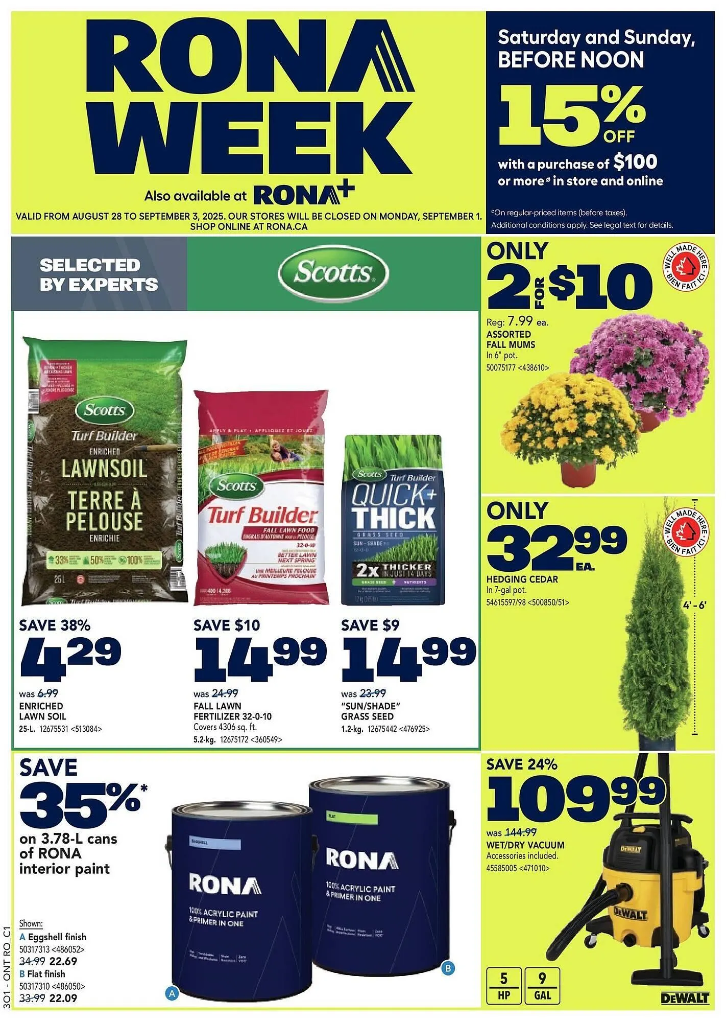 RONA flyer - 1