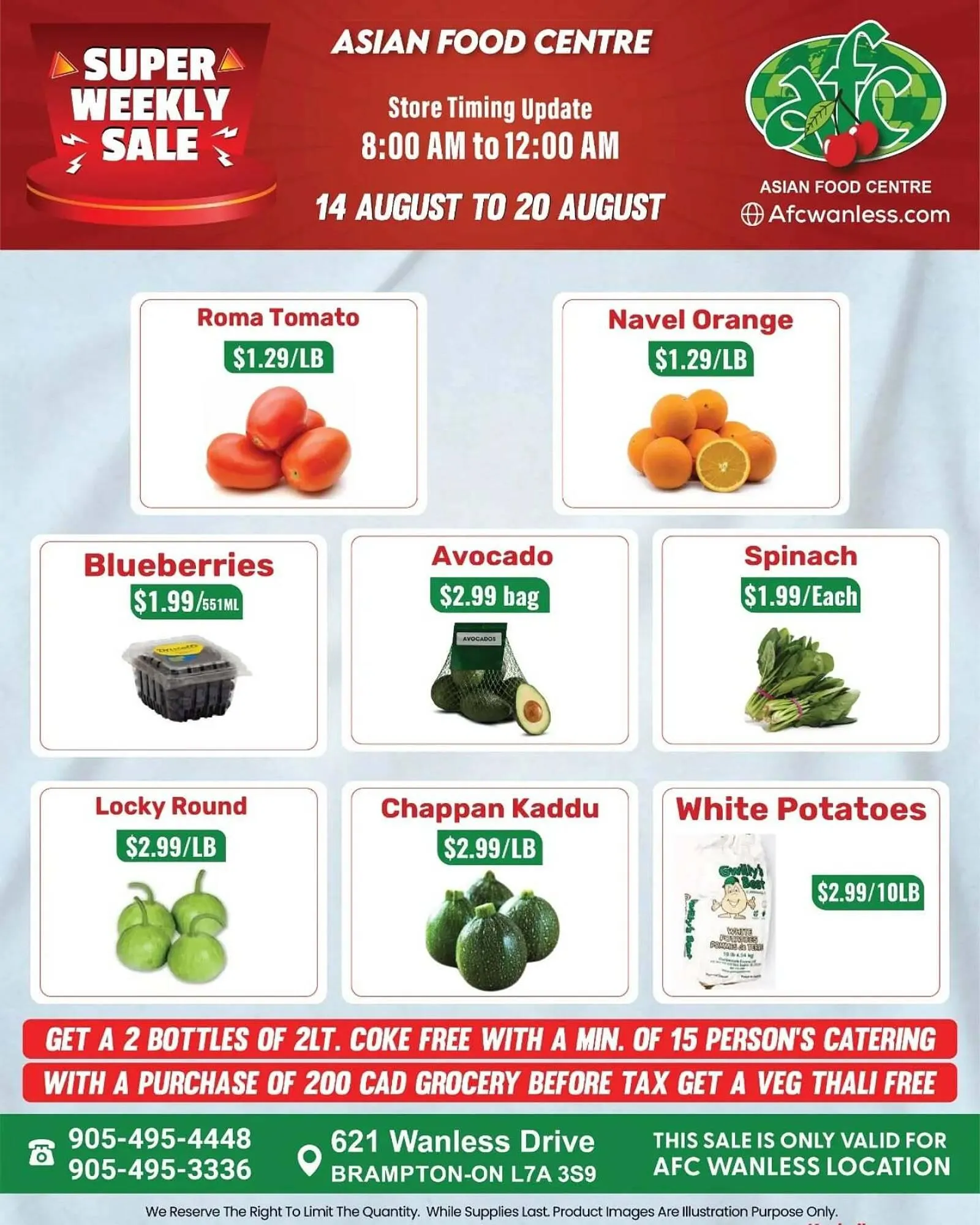 Asian Food Centre flyer from August 14 to August 20 2025 - flyer page 1