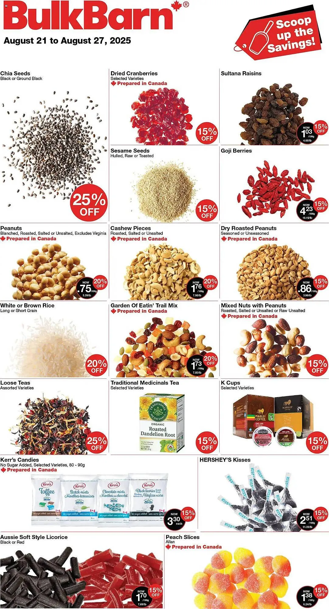 Bulk Barn flyer from August 21 to August 27 2025 - flyer page 1