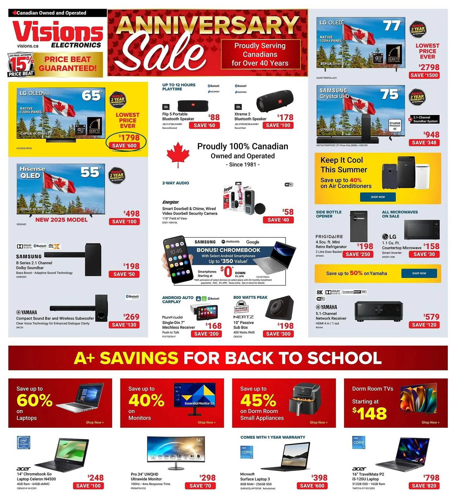 Visions Electronics flyer - 1
