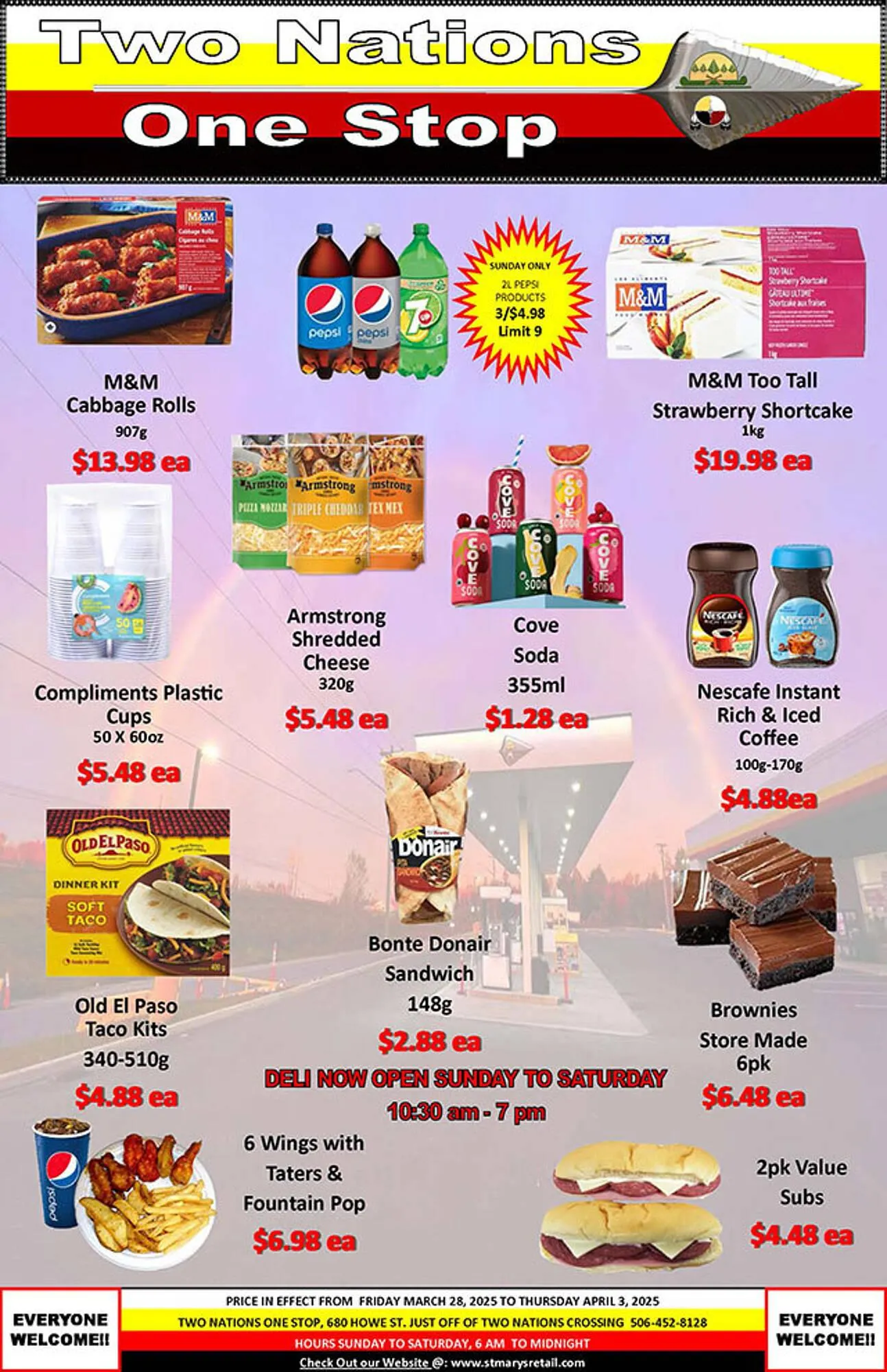Two Nations One Stop flyer - 1